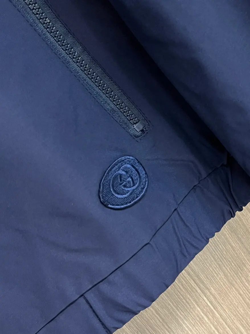 Monogram Panel Zip-Up Hooded Jacket D34014732 — view 7