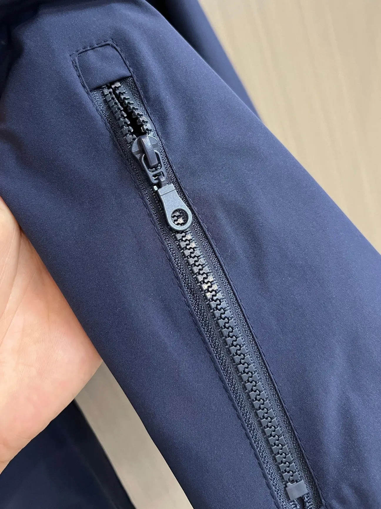 Monogram Panel Zip-Up Hooded Jacket D34014732 — view 8