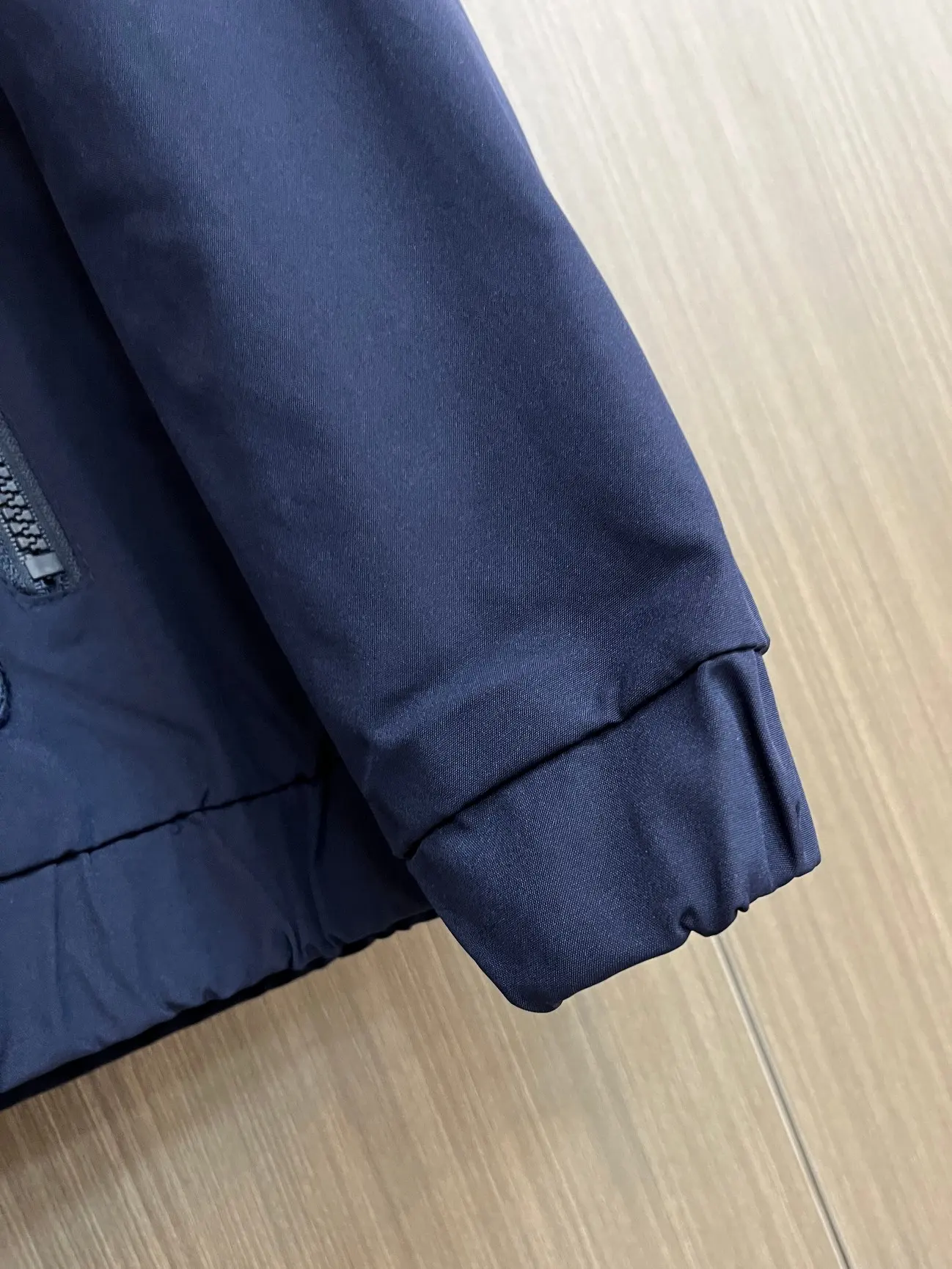 Monogram Panel Zip-Up Hooded Jacket D34014732 — view 9