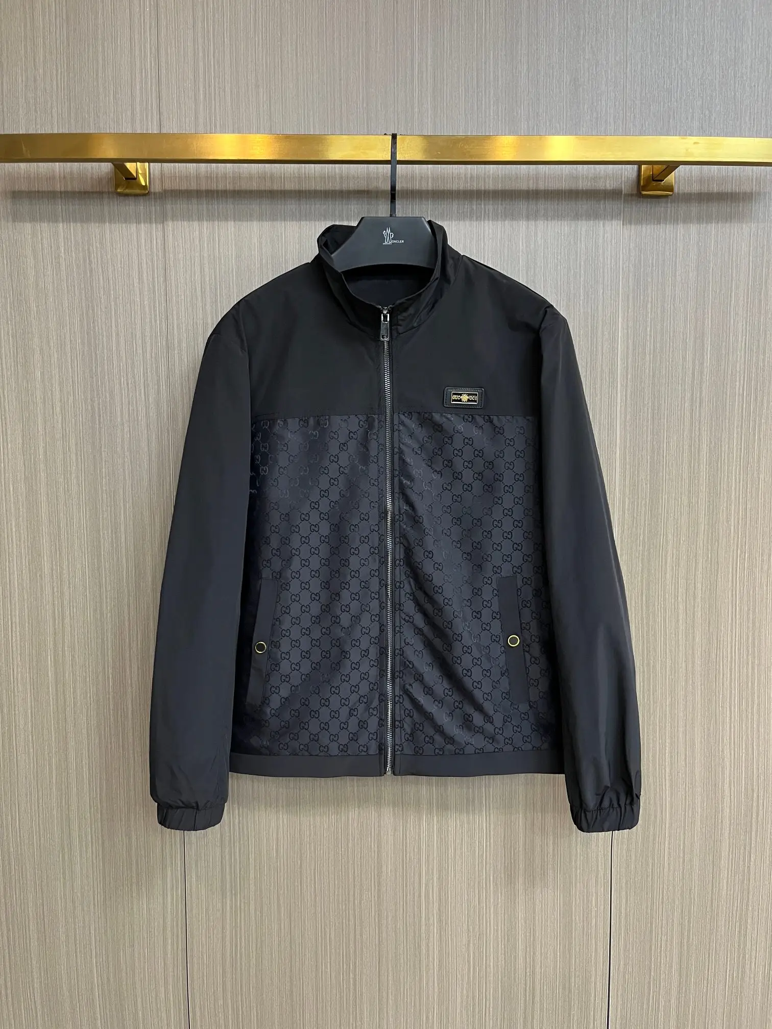 Monogram Panel Zip-Up Jacket D34014730