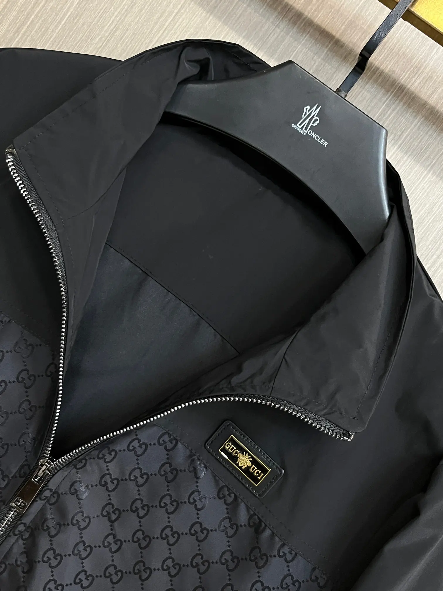 Monogram Panel Zip-Up Jacket D34014730 — view 5