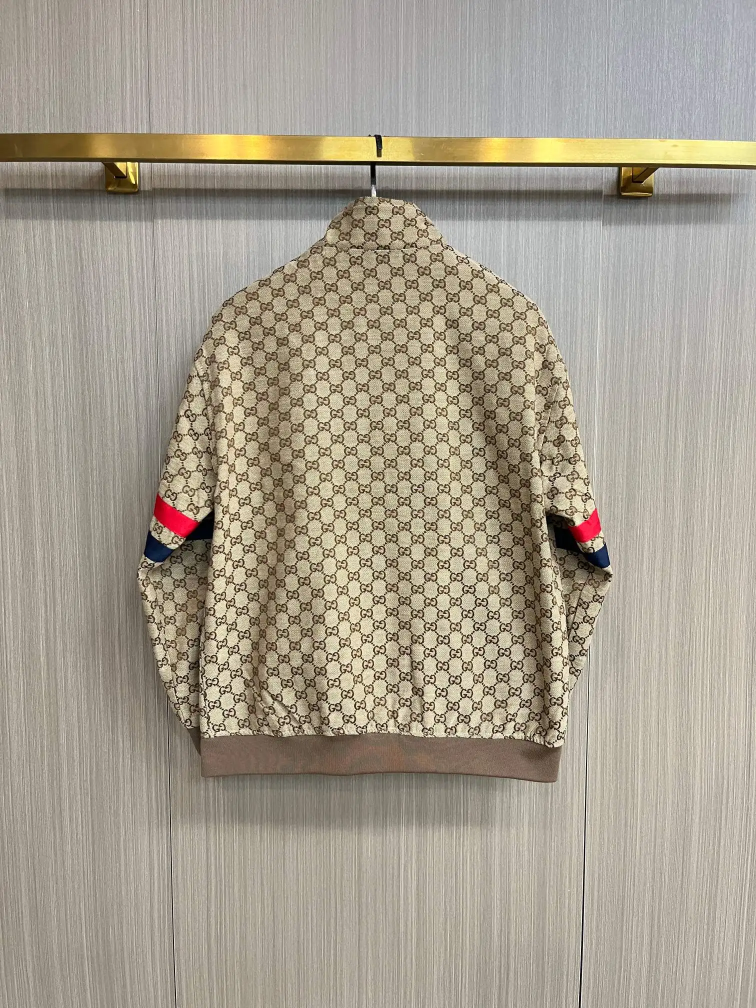 GG Monogram Web-Stripe Zip-Up Jacket D34014734 — view 2