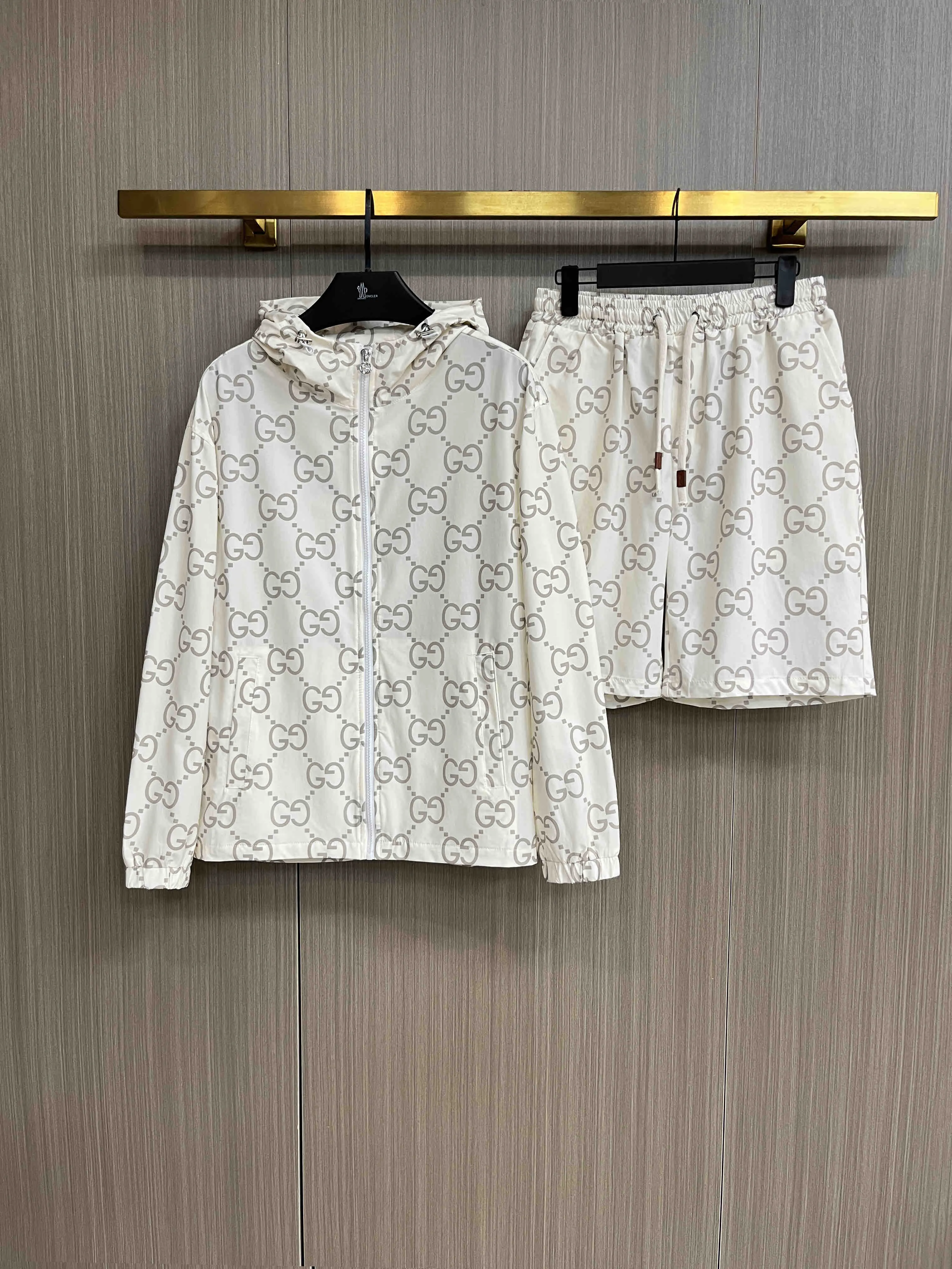 Monogram Hooded Windbreaker and Shorts Set D34014812