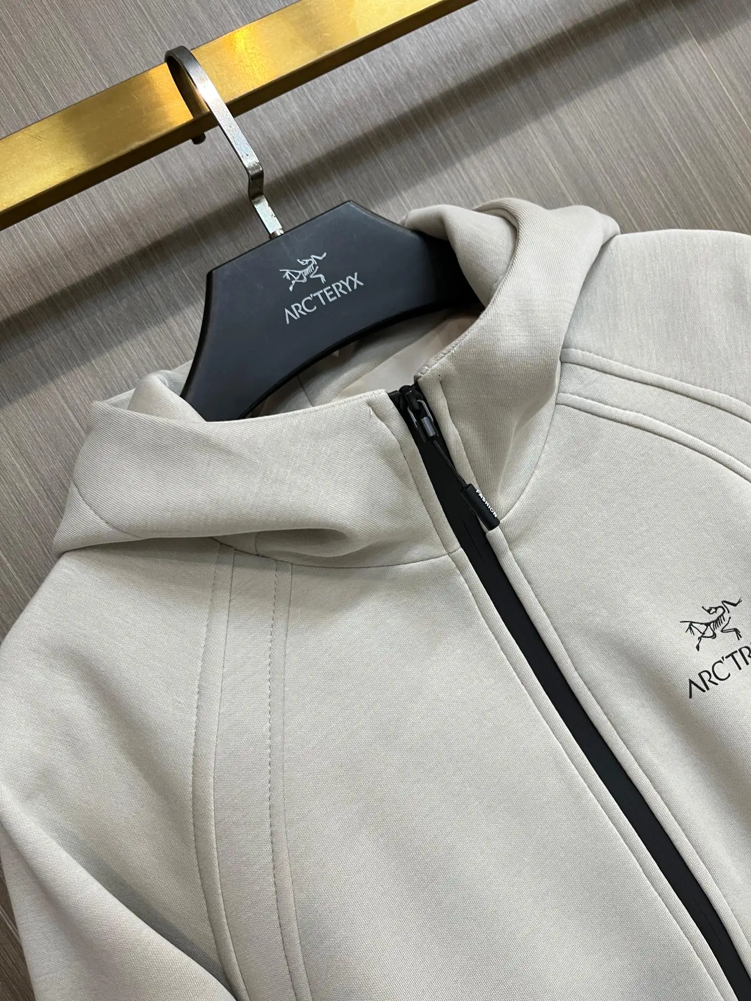 Logo-Embroidered Hooded Softshell Jacket D34014726 — view 3