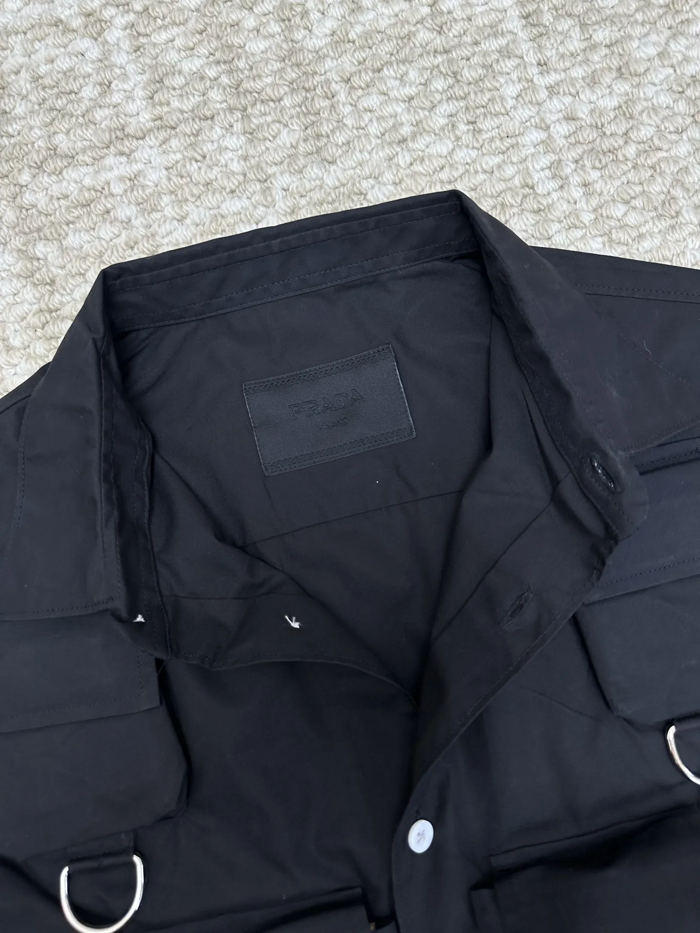 Multi-Pocket Utility Long-Sleeve Shirt D34019150 — view 4
