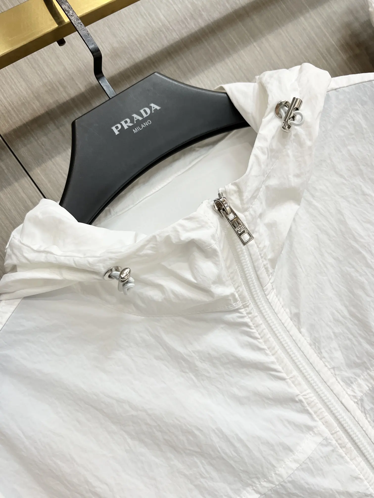 Logo-Patch Hooded Windbreaker and Shorts Set D34014967 — view 10