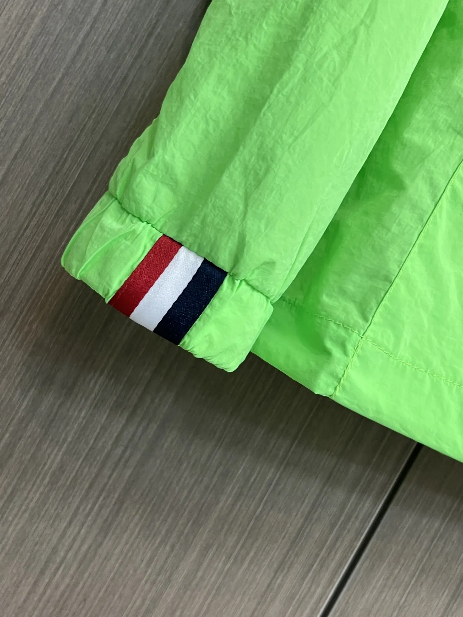Moncler Striped Hooded Windbreaker and Shorts Set D34014947 — view 5