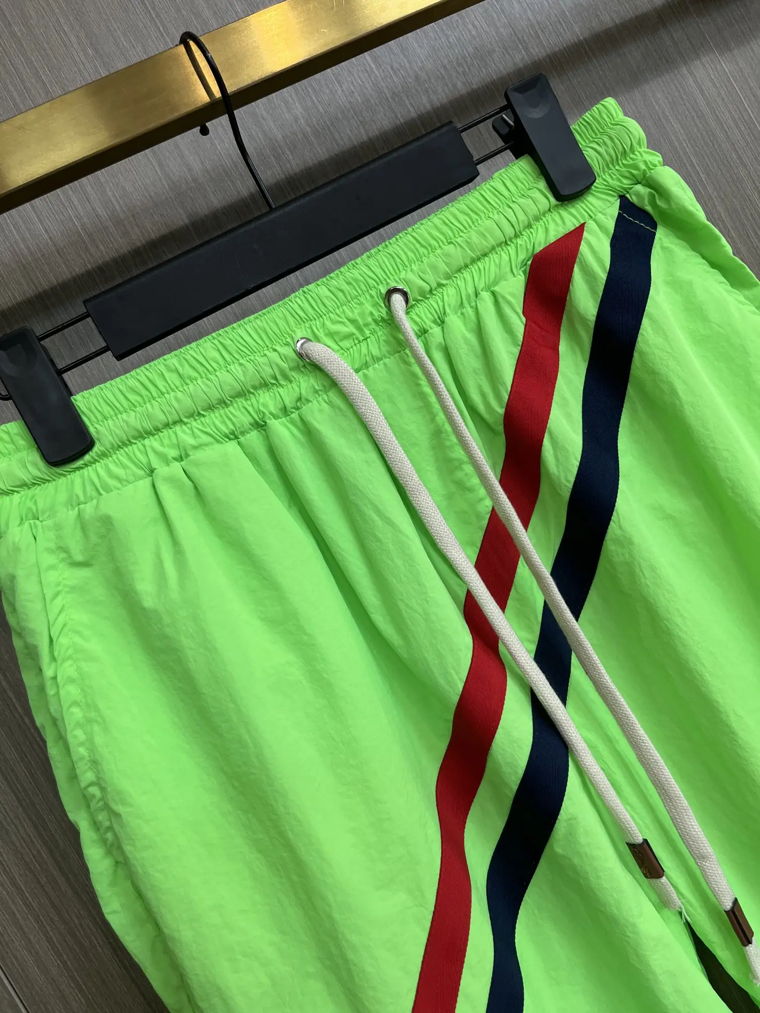 Moncler Striped Hooded Windbreaker and Shorts Set D34014947 — view 6