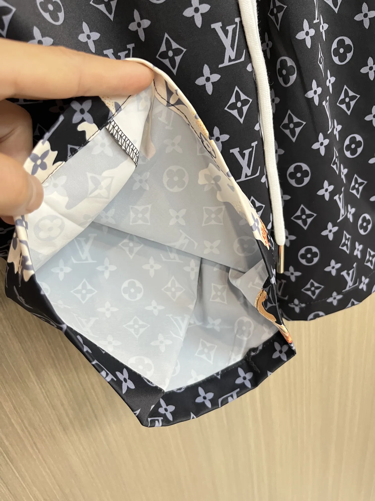 Monogram Print Hooded Jacket and Shorts Set D34014962 — view 6