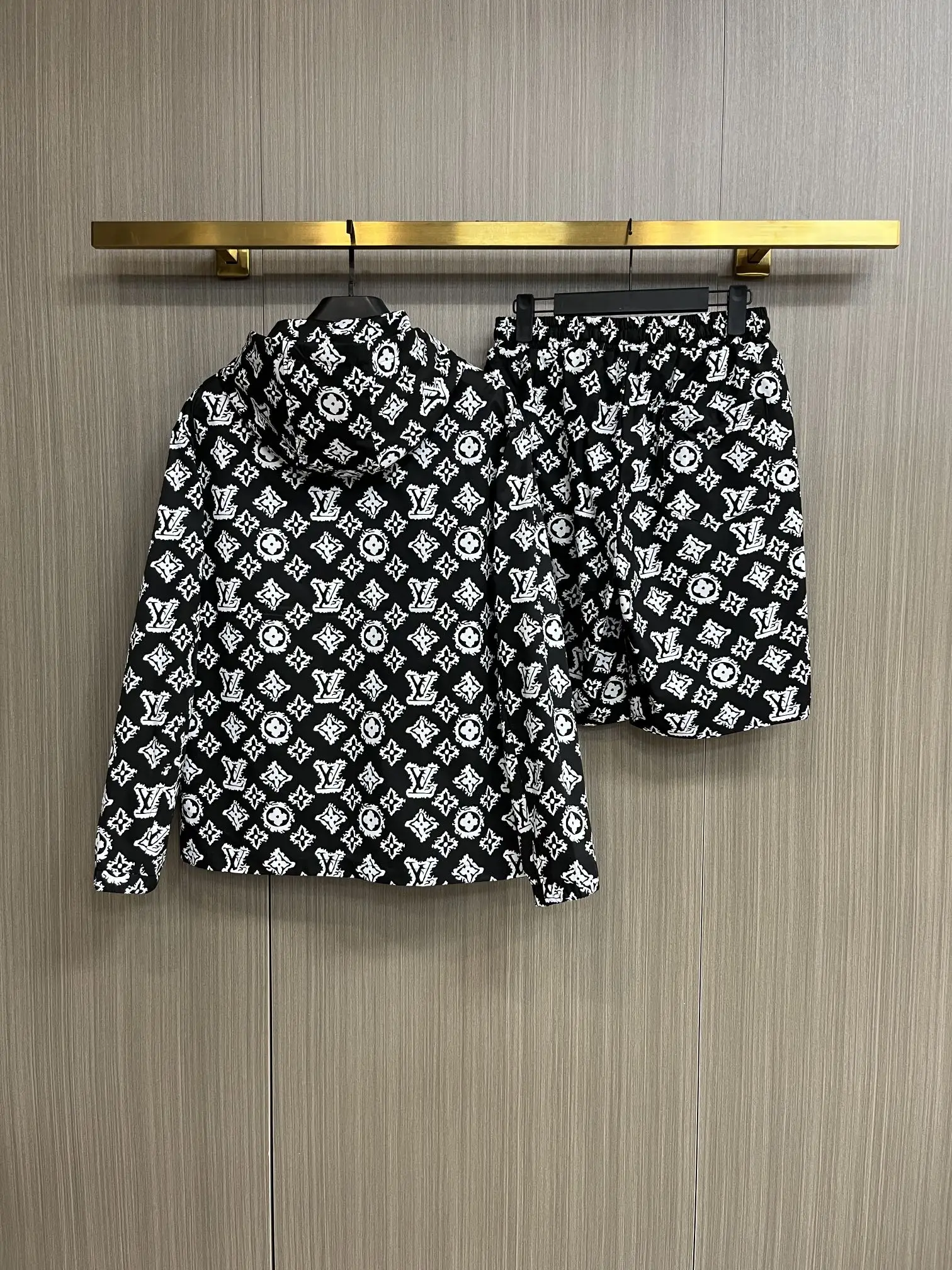 Monogram Print Windbreaker and Shorts Set D34014964 — view 2