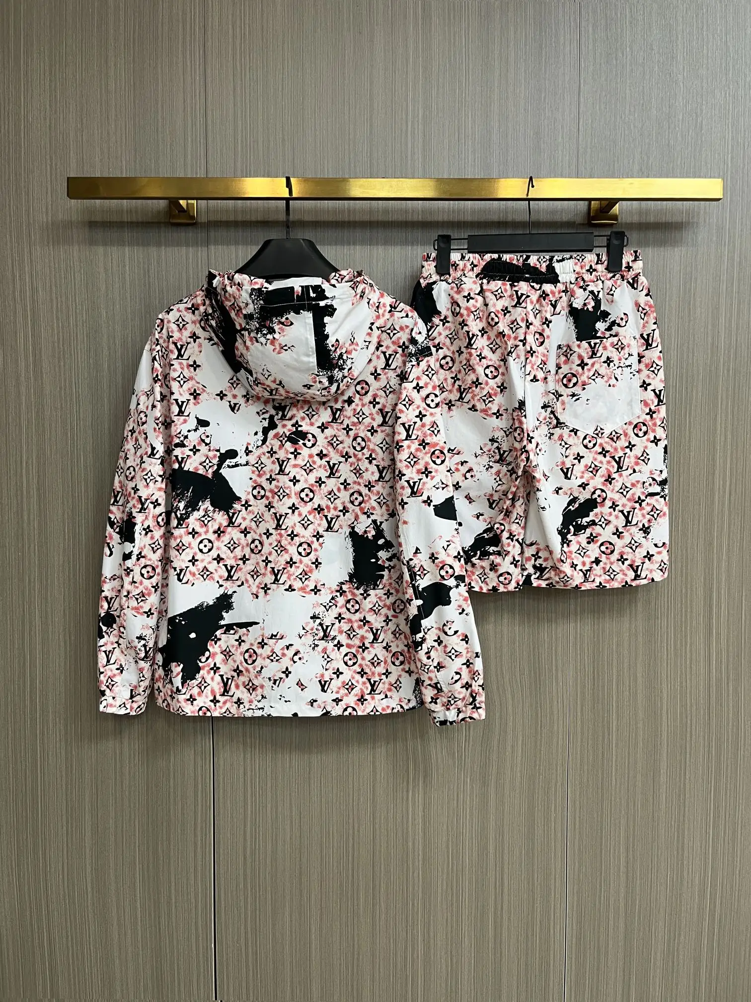 Monogram Print Windbreaker and Shorts Set D34014952 — view 2
