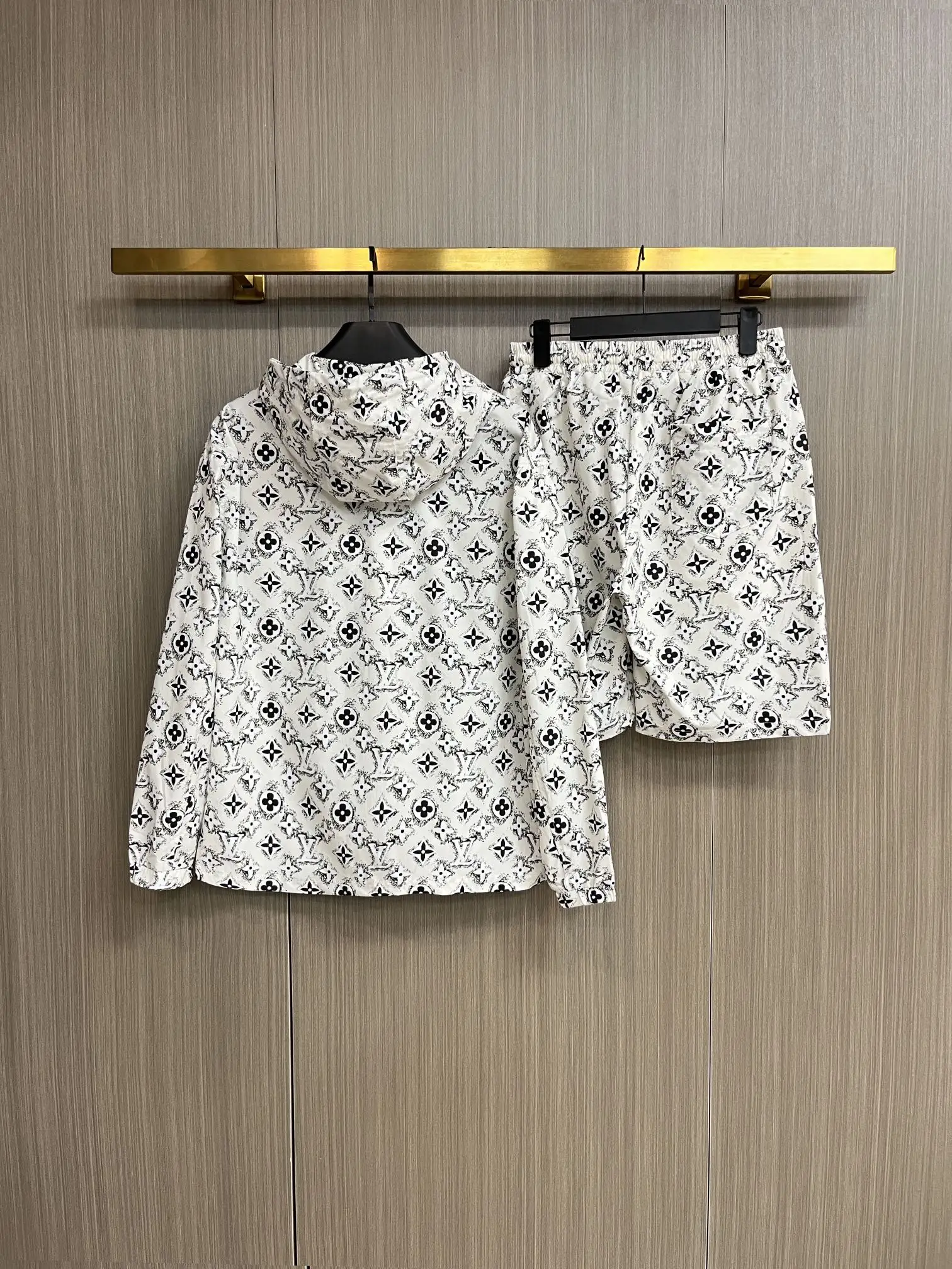 Monogram Print Windbreaker and Shorts Set D34014946 — view 2