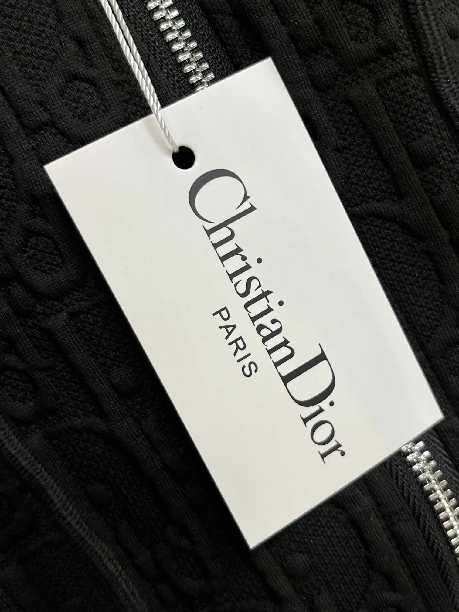 Oblique Jacquard Zip-Up Hooded Jacket D34014728 — view 8