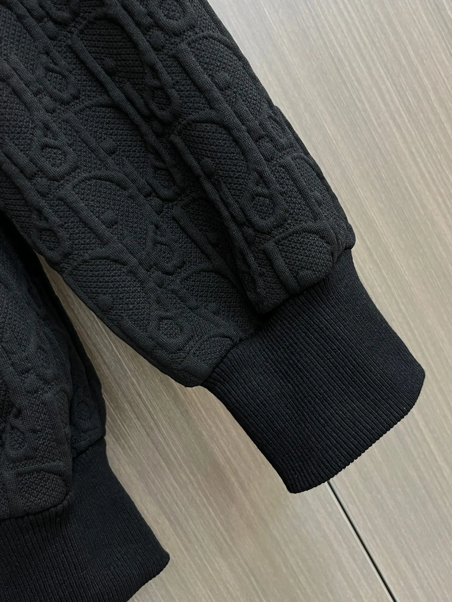 Oblique Jacquard Zip-Up Hooded Jacket D34014728 — view 9