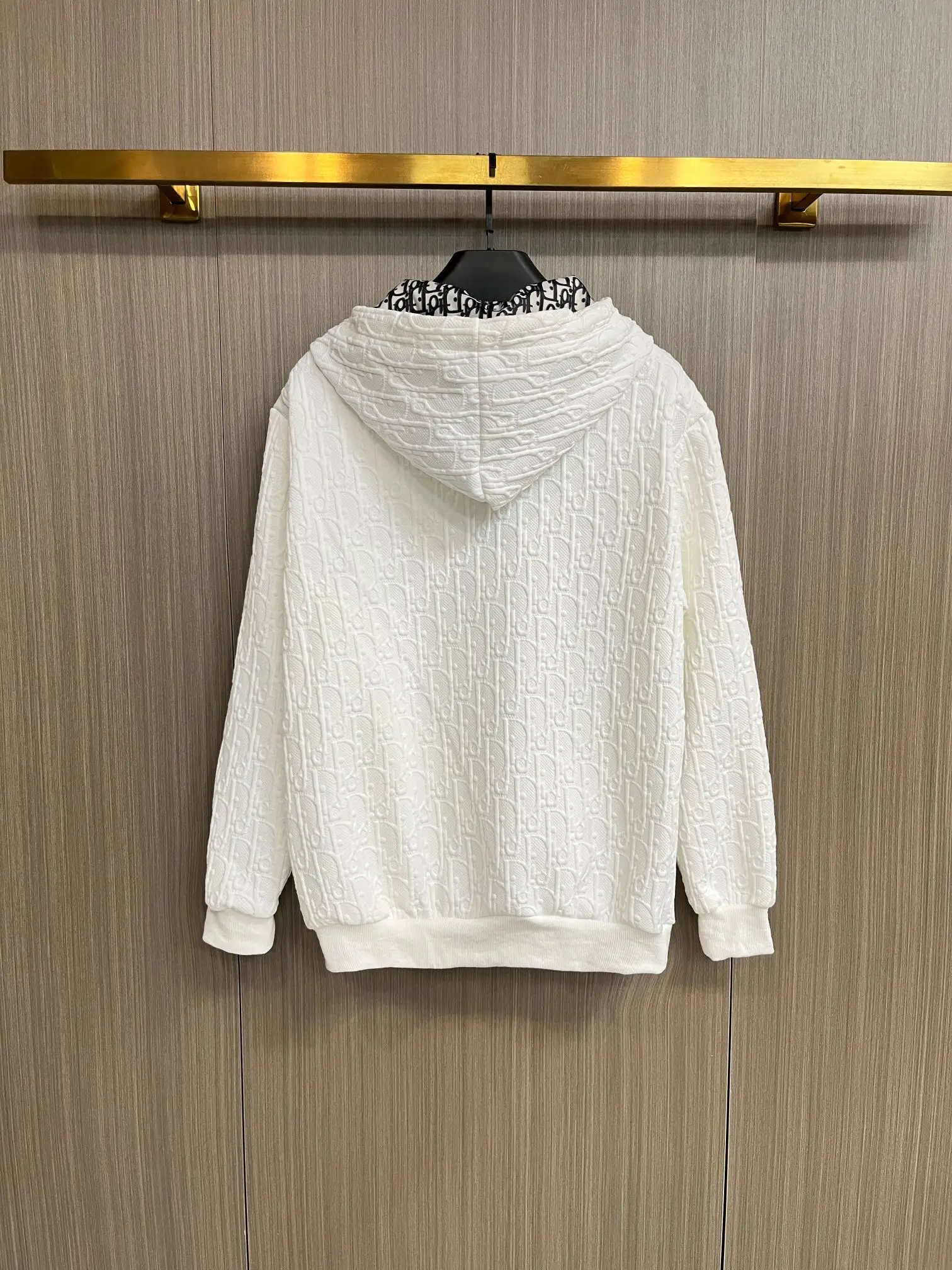 Oblique Jacquard Zip-Up Hoodie D34014729 — view 2