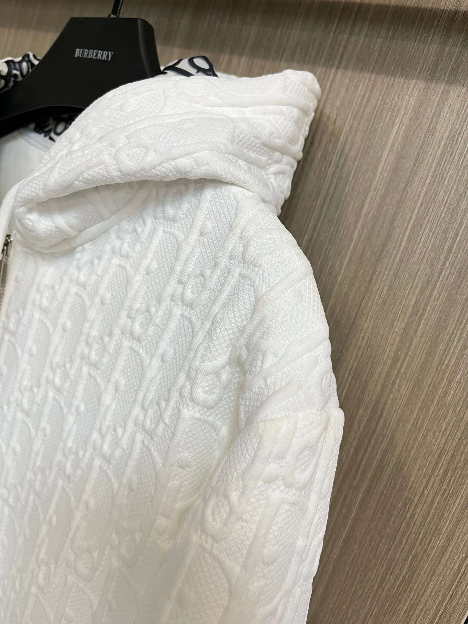 Oblique Jacquard Zip-Up Hoodie D34014729 — view 4