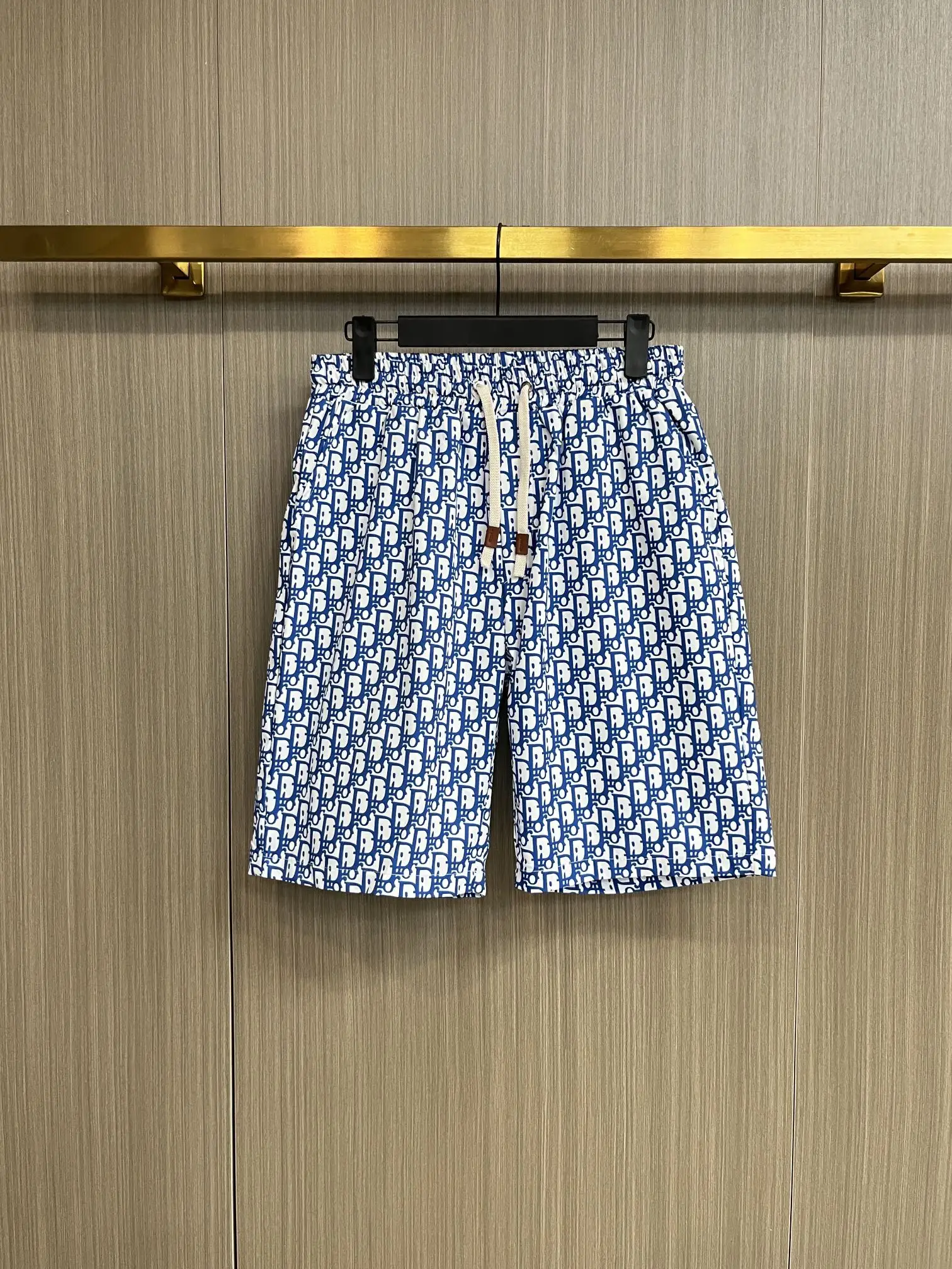 Oblique Print Hooded Jacket and Shorts Set D34014966 — view 3