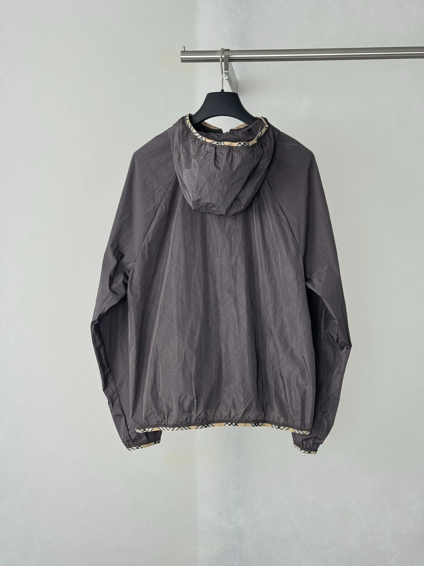 Logo Print Hooded Shell Jacket D34018713 — view 2