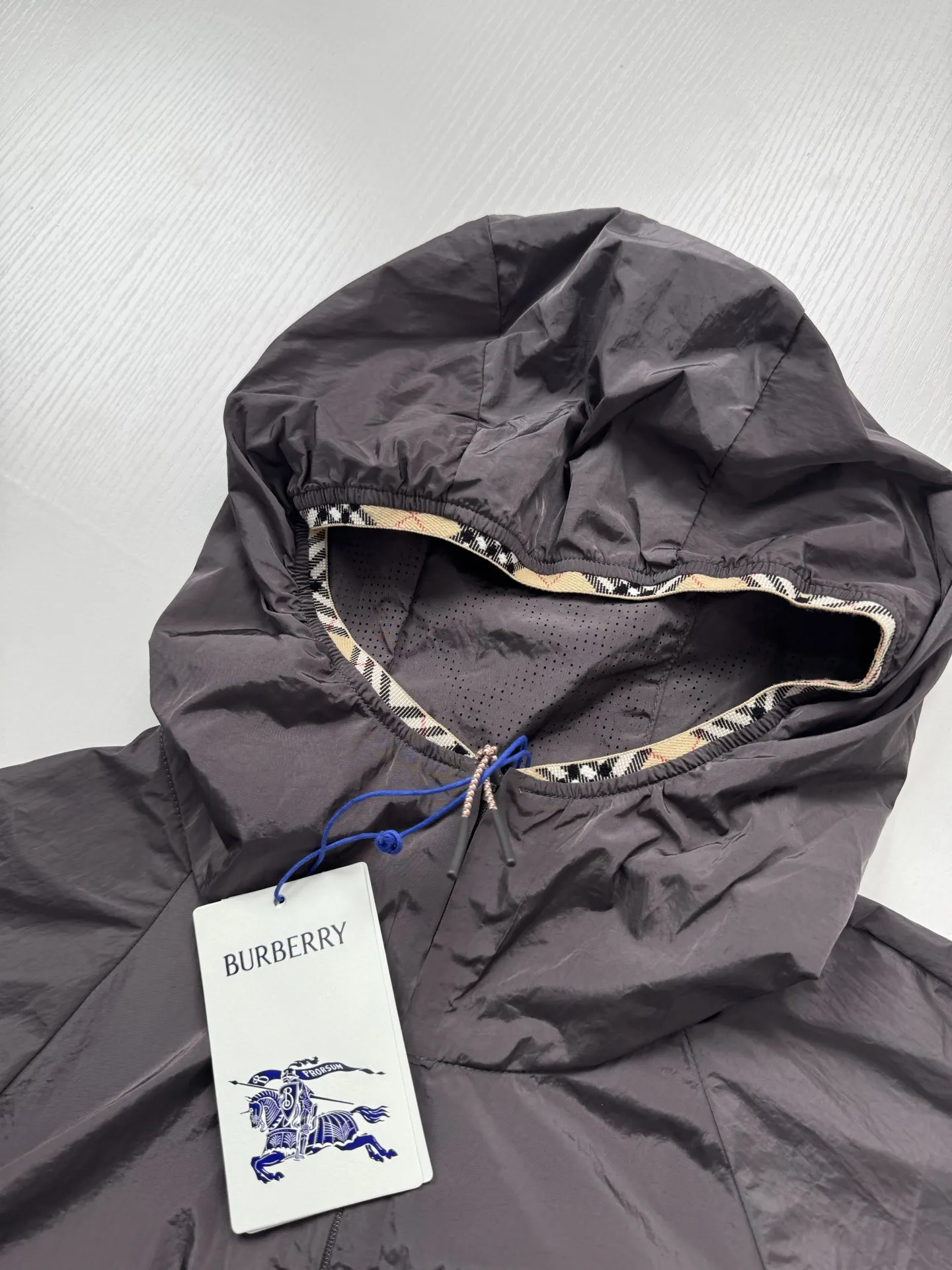 Logo Print Hooded Shell Jacket D34018713 — view 5