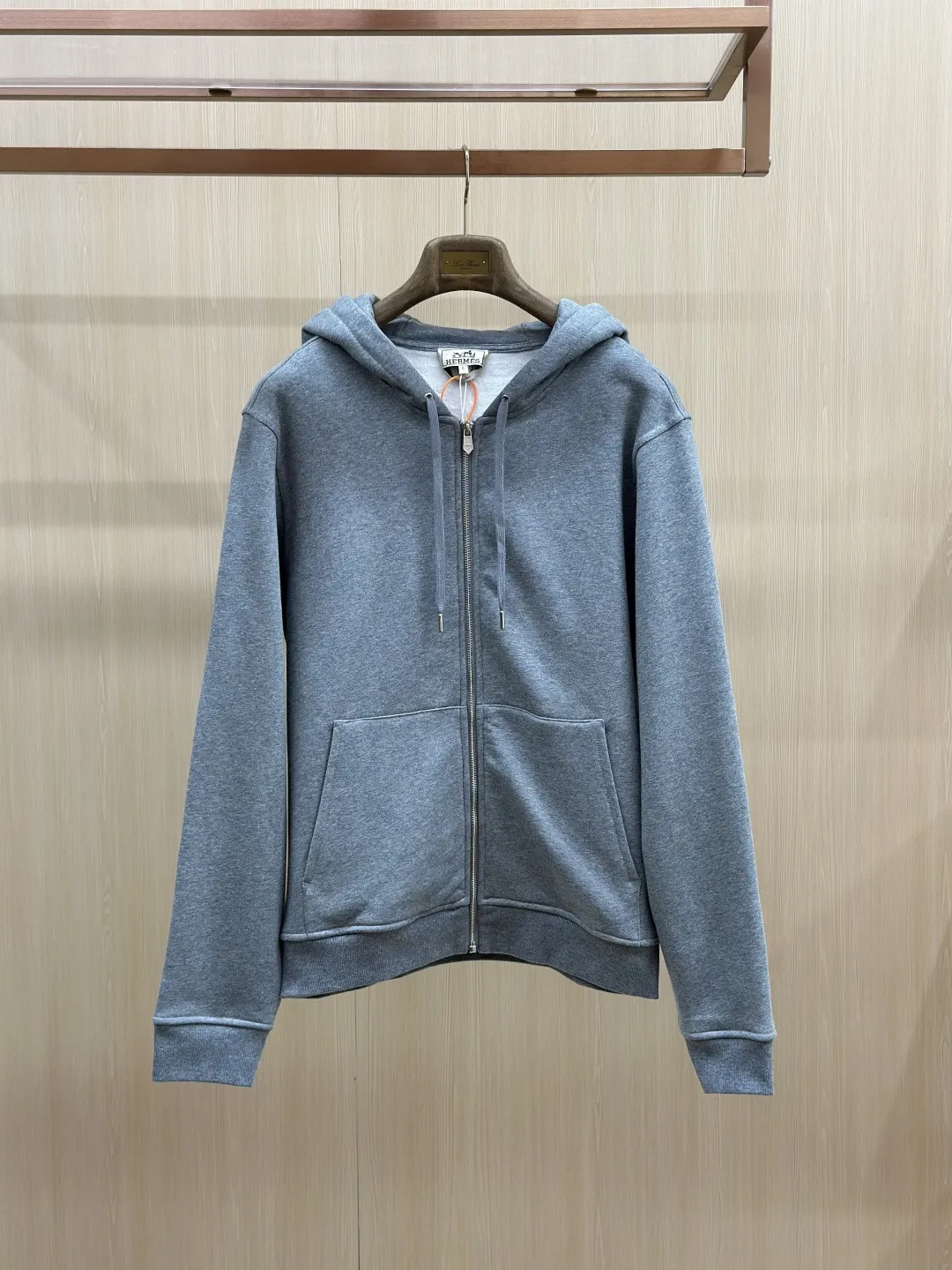 Equestrian Patch Zip-Up Hoodie D34020570 — view 3