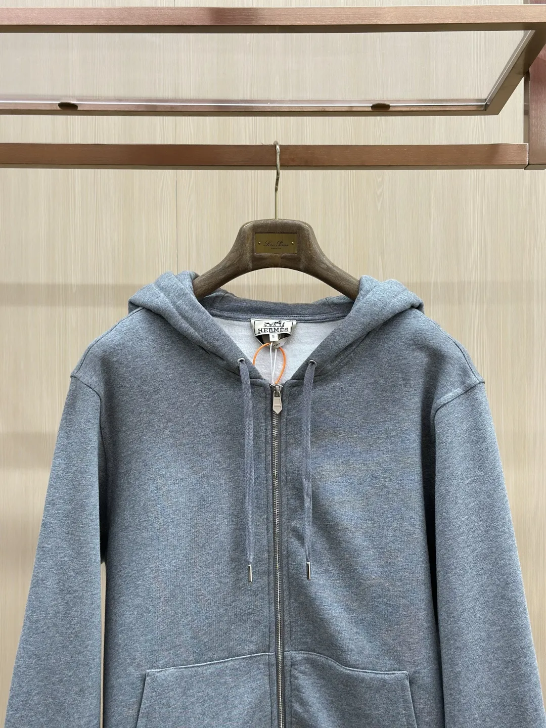 Equestrian Patch Zip-Up Hoodie D34020570 — view 4