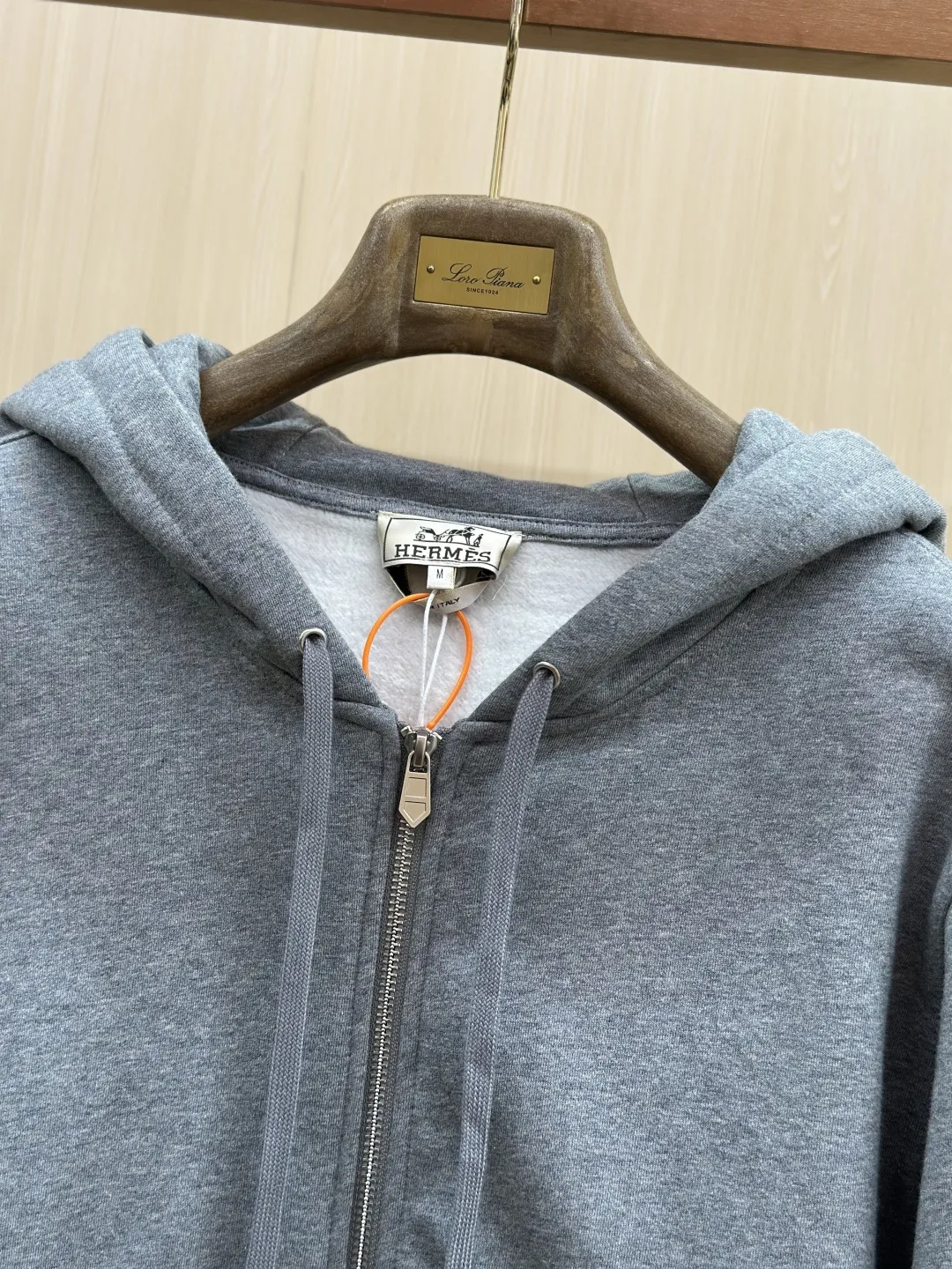 Equestrian Patch Zip-Up Hoodie D34020570 — view 5