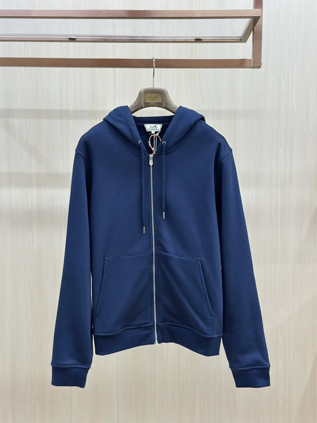 Embroidered Patch Zip-Up Hoodie D34020571 — view 3