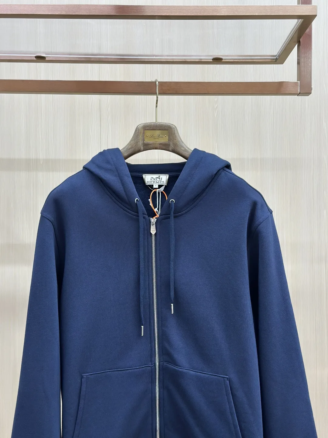 Embroidered Patch Zip-Up Hoodie D34020571 — view 4