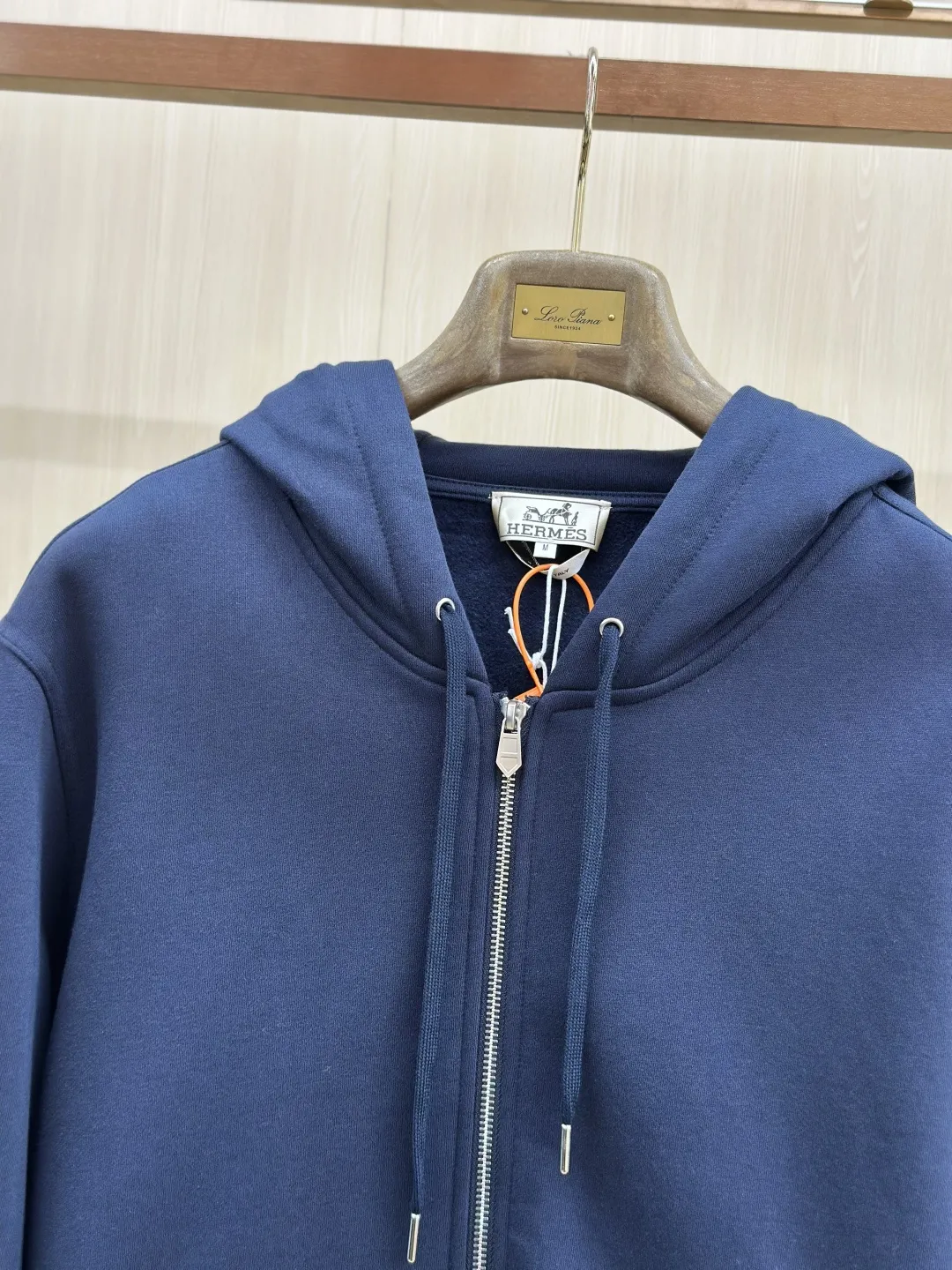 Embroidered Patch Zip-Up Hoodie D34020571 — view 5