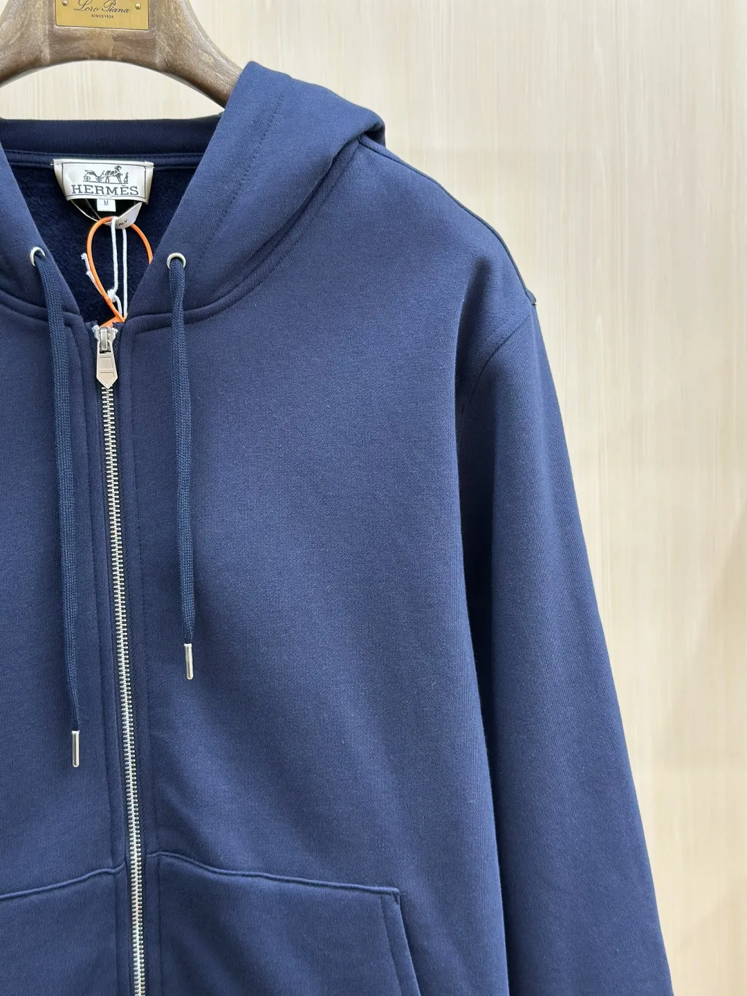 Embroidered Patch Zip-Up Hoodie D34020571 — view 7