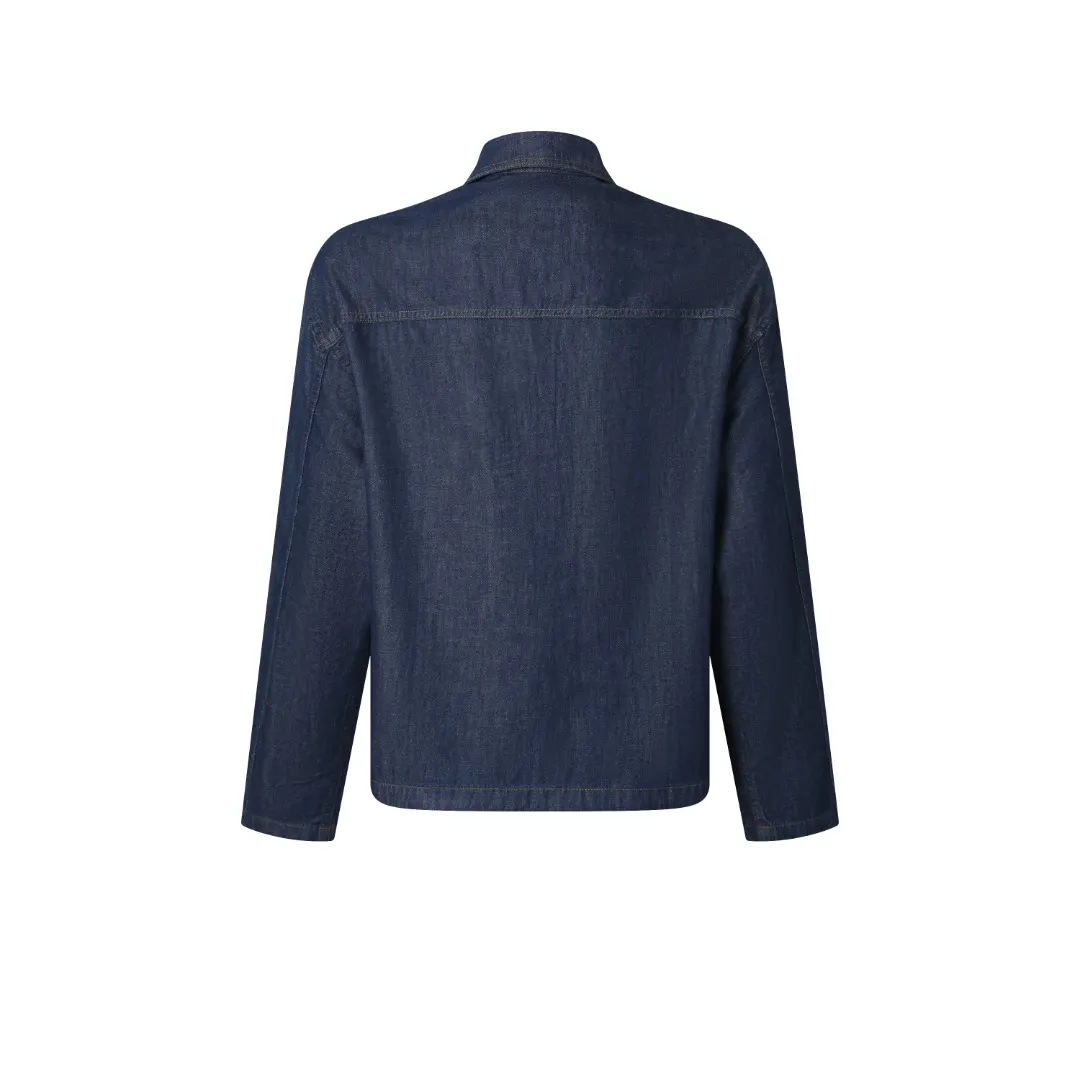 Anagram Embroidered Chambray Denim Jacket D34018778 — view 3