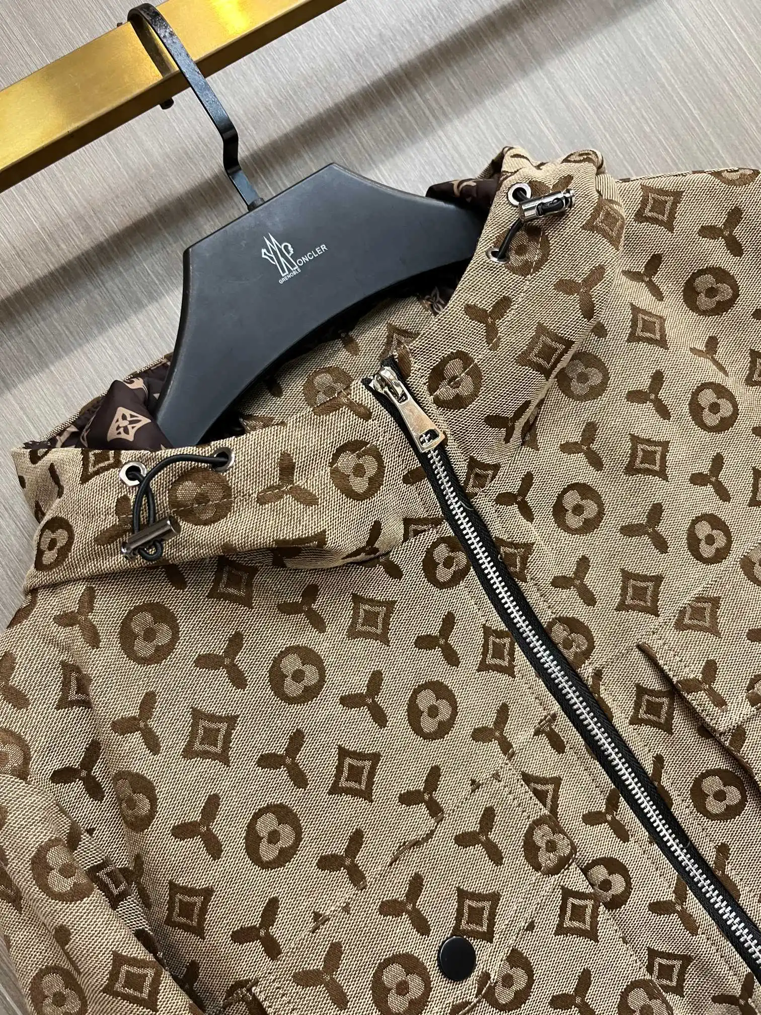 Monogram Hooded Zip-Up Jacket D34014712 — view 3