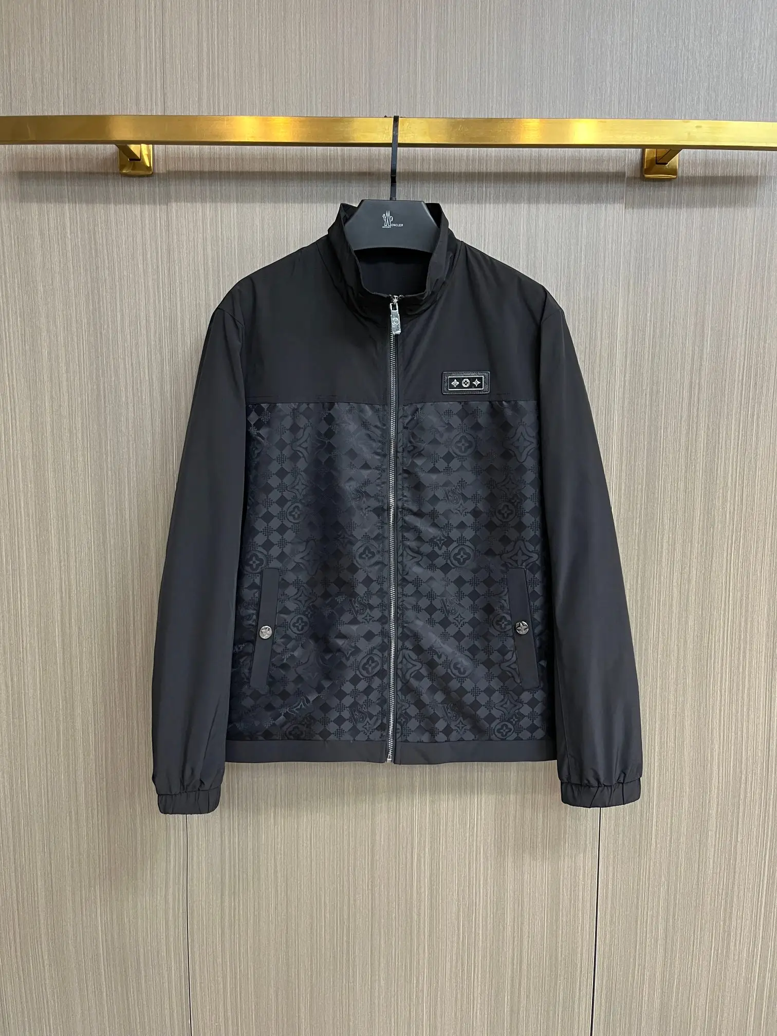 Monogram Panel Zip-Up Jacket D34014733