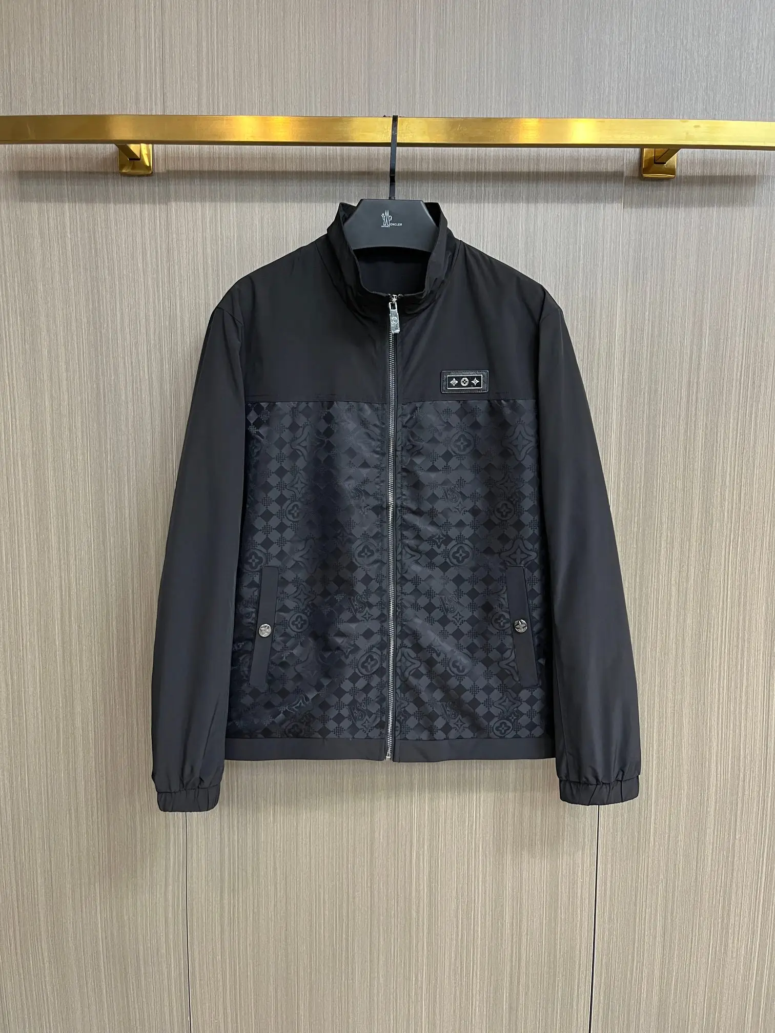 Monogram Panel Zip-Up Jacket D34014733