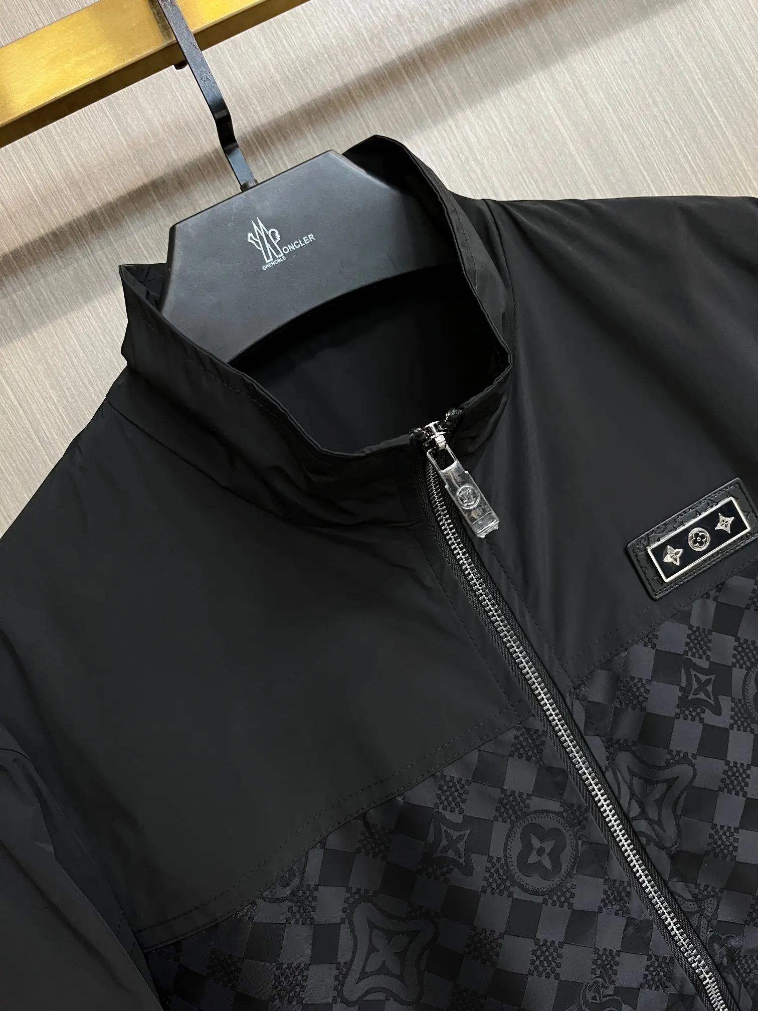 Monogram Panel Zip-Up Jacket D34014733 — view 3