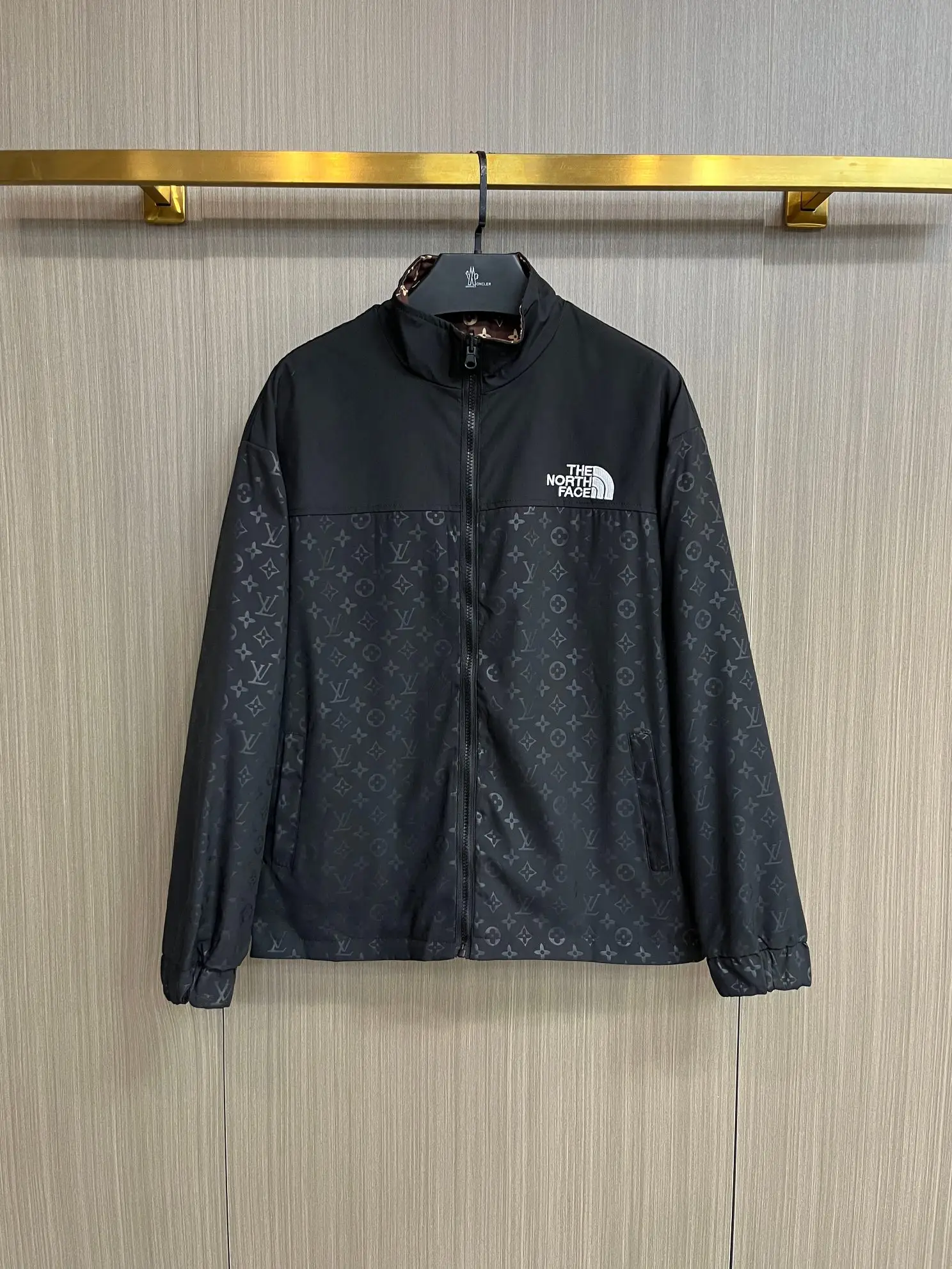 Monogram Pattern Zip-Up Windbreaker Jacket D34014736