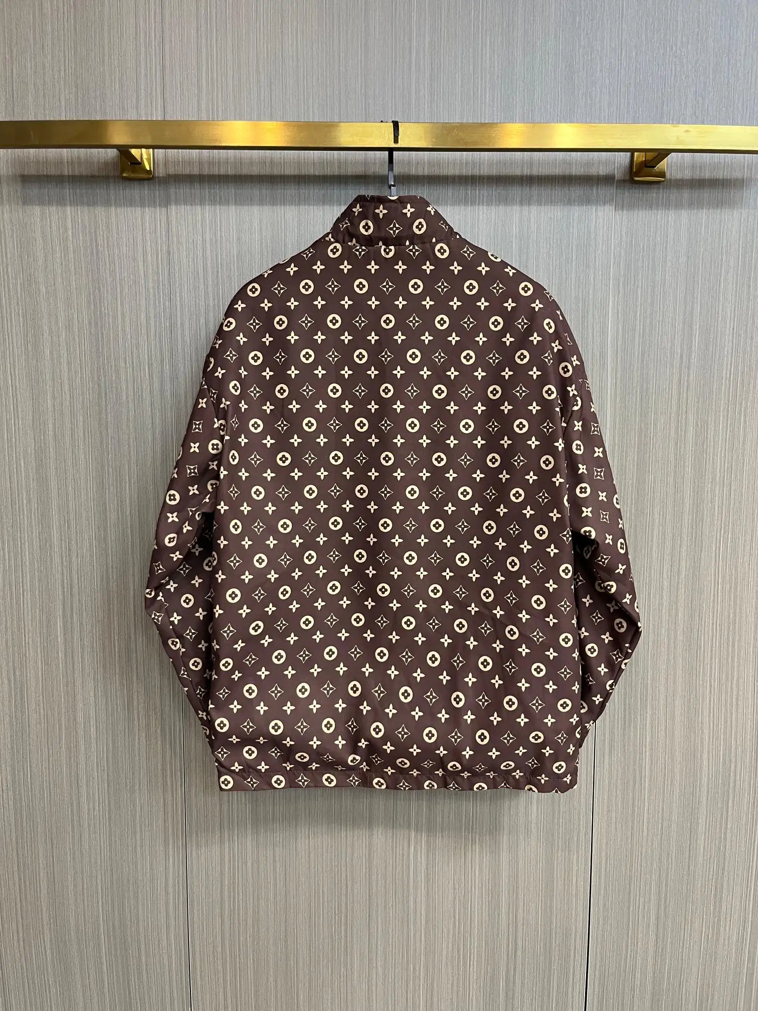 Monogram Pattern Zip-Up Windbreaker Jacket D34014736 — view 4