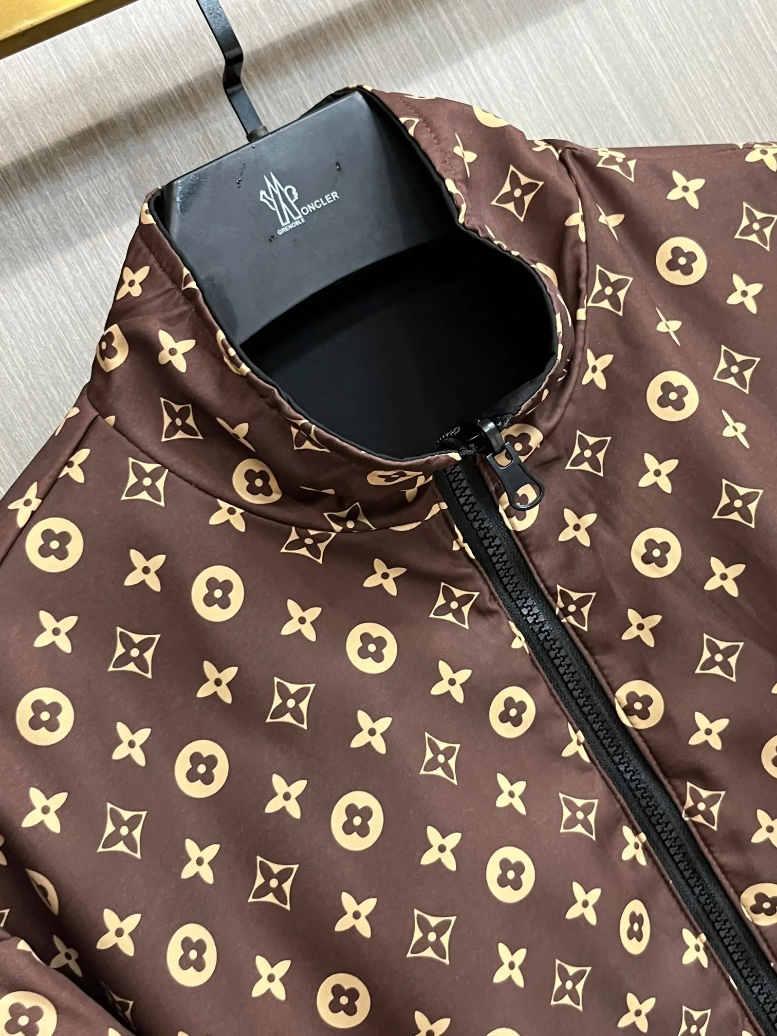 Monogram Pattern Zip-Up Windbreaker Jacket D34014736 — view 8