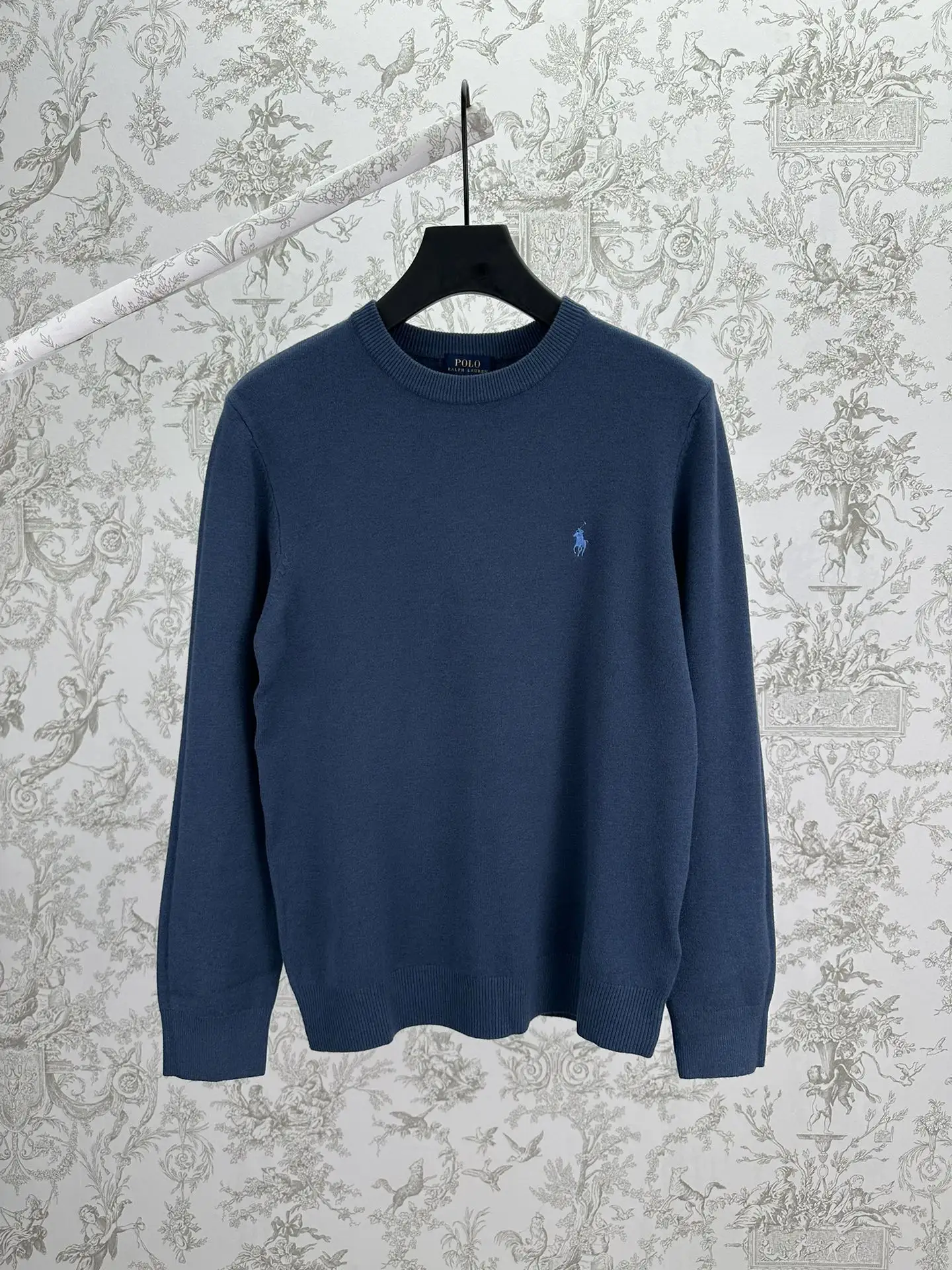 Textured Cotton Crew-Neck Sweater D34014400