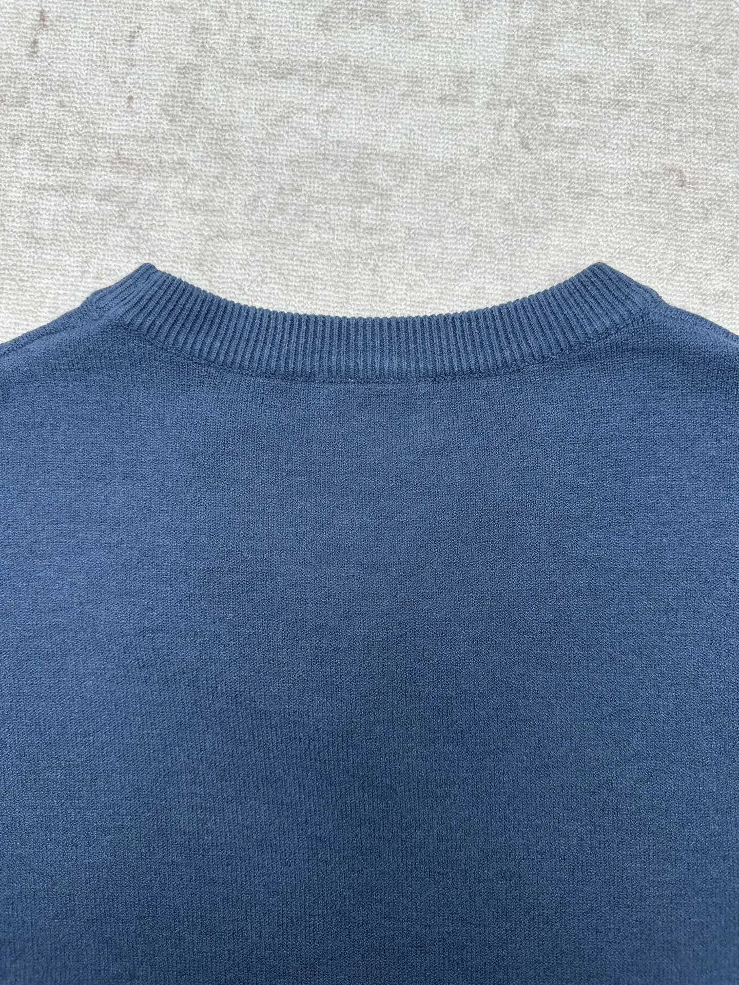 Textured Cotton Crew-Neck Sweater D34014400 — view 9