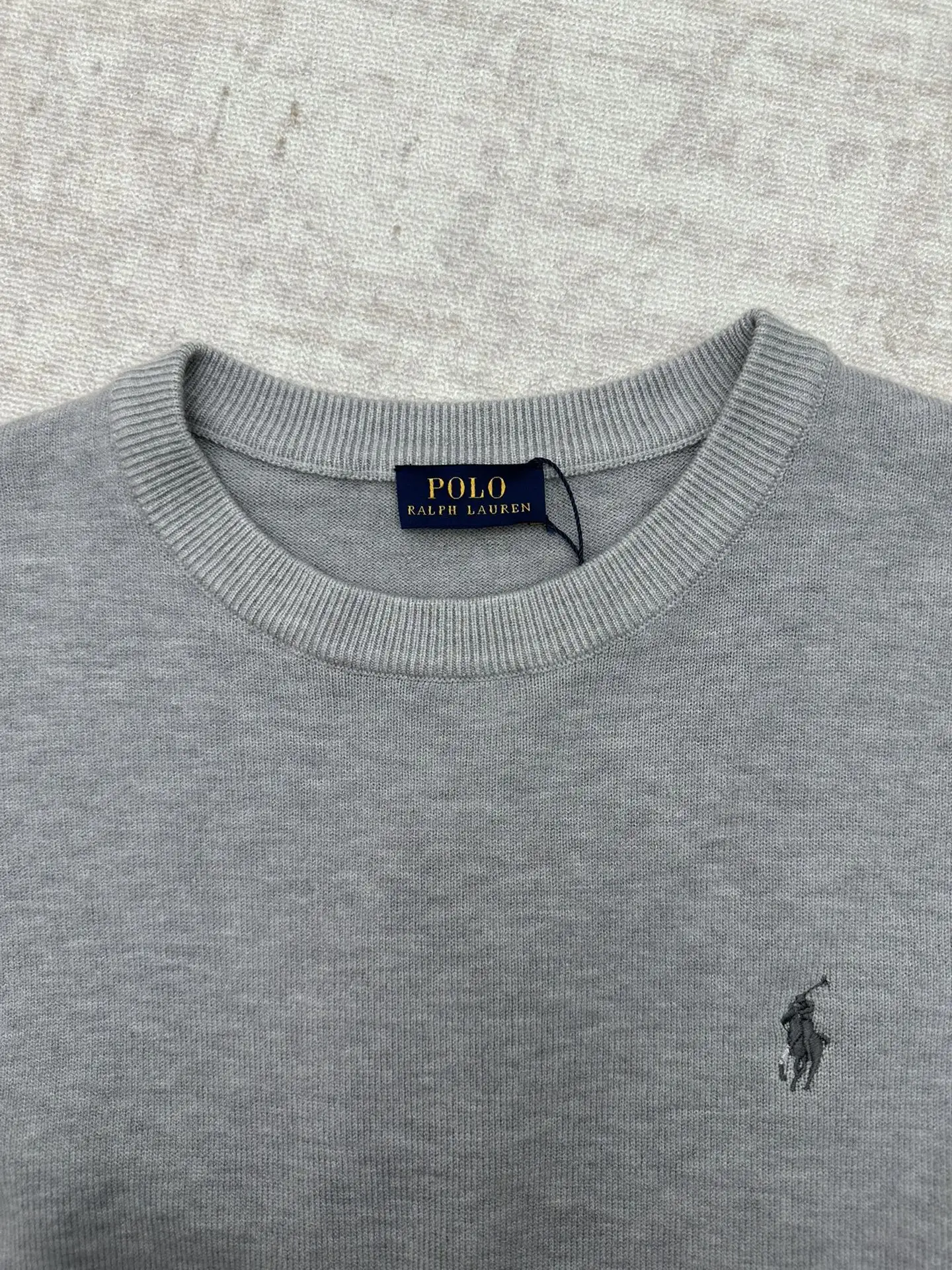 Textured Cotton Crew-Neck Sweater D34014402 — view 3