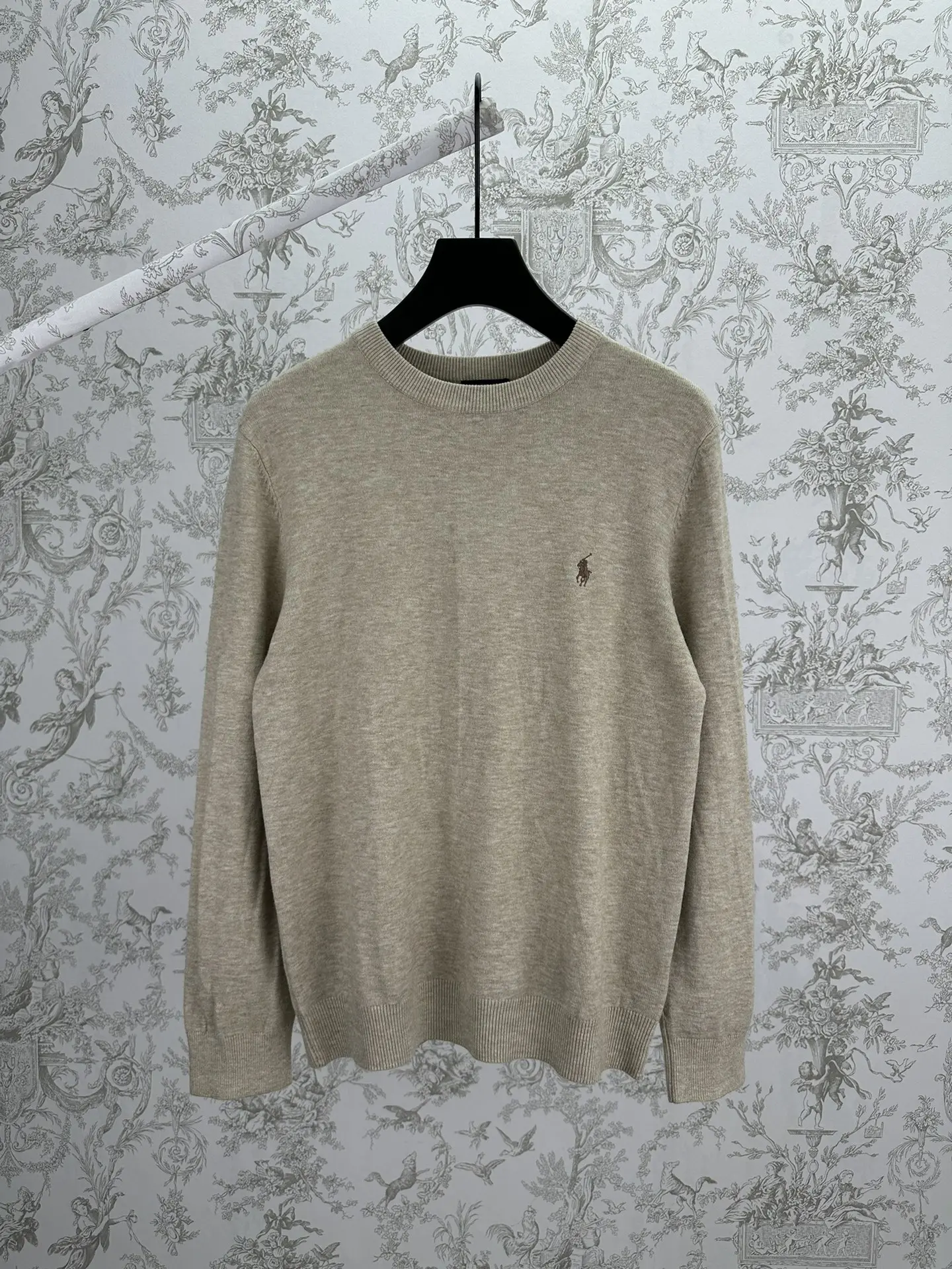 Logo-Embroidered Textured Cotton Sweater D34014403