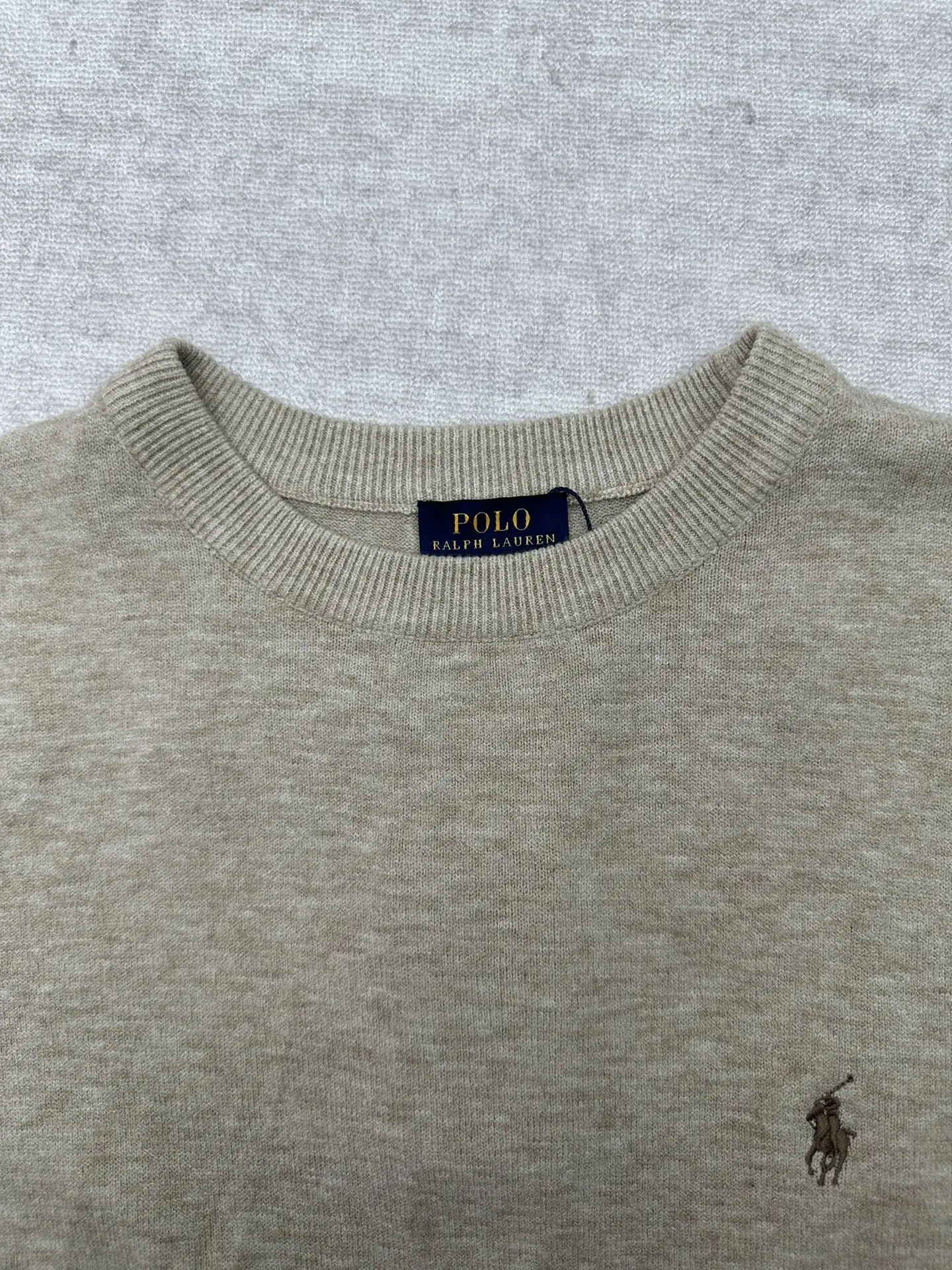 Logo-Embroidered Textured Cotton Sweater D34014403 — view 3