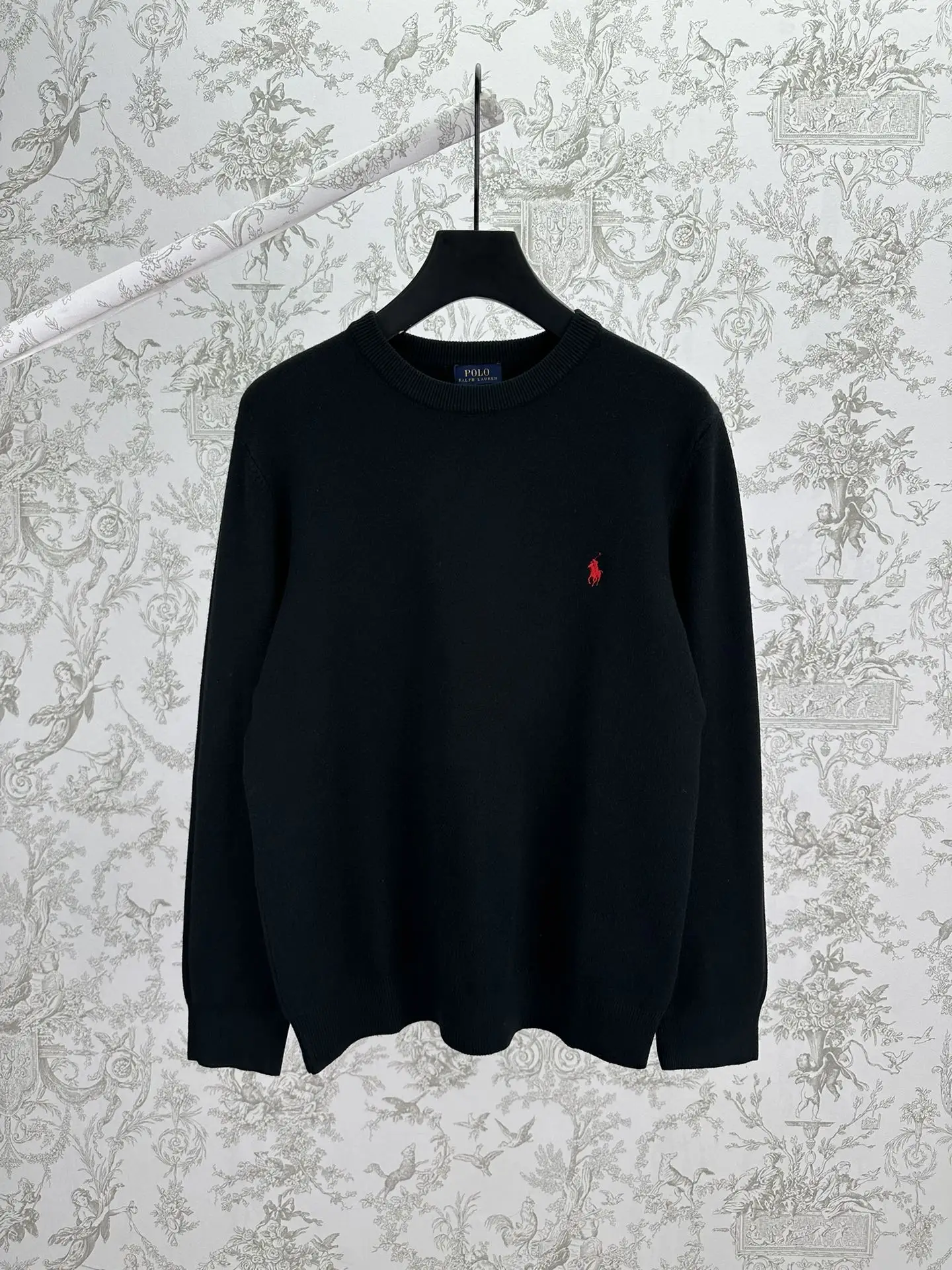 Textured Cotton Crew-Neck Sweater D34014398
