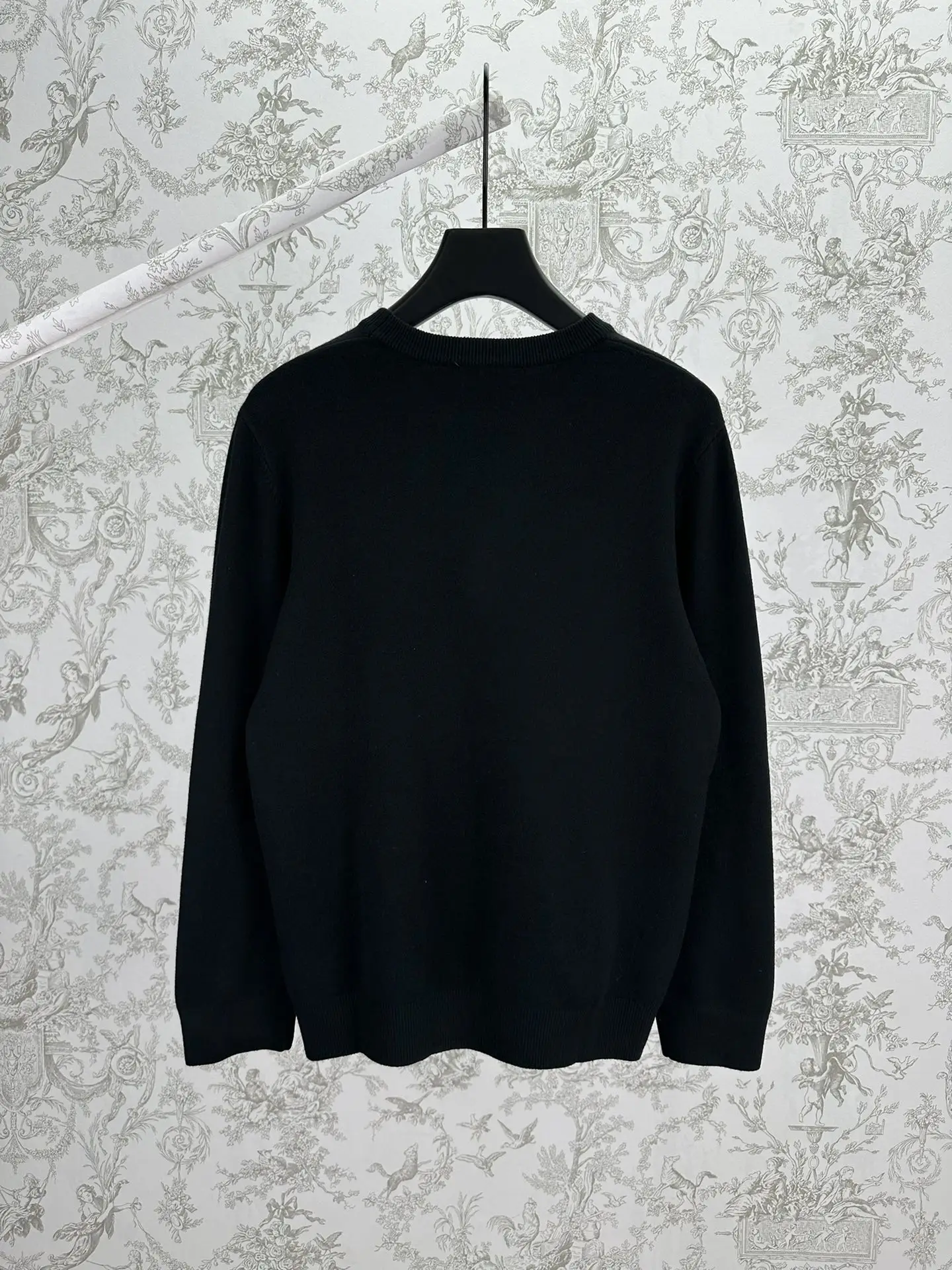 Textured Cotton Crew-Neck Sweater D34014398 — view 2