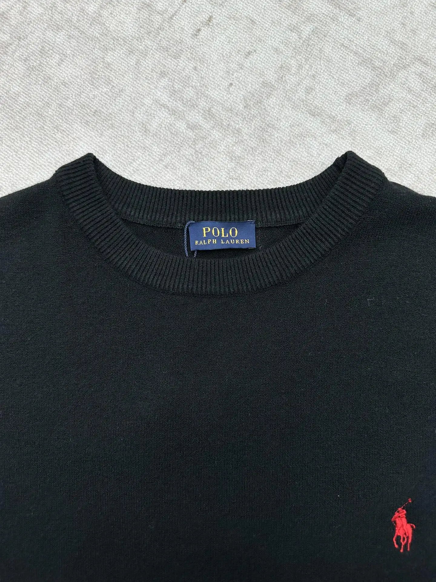Textured Cotton Crew-Neck Sweater D34014398 — view 3
