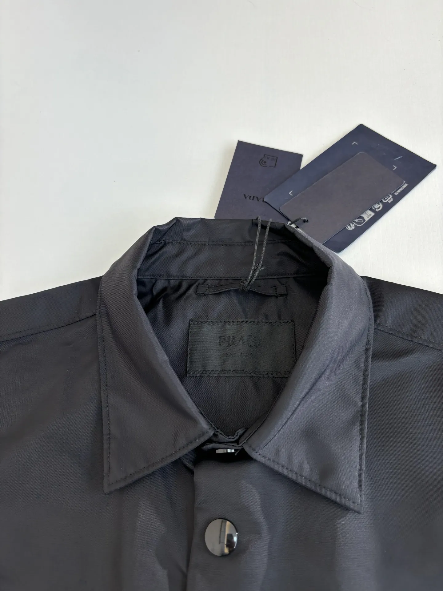 Convertible Nylon Gabardine Overshirt D34014857 — view 4
