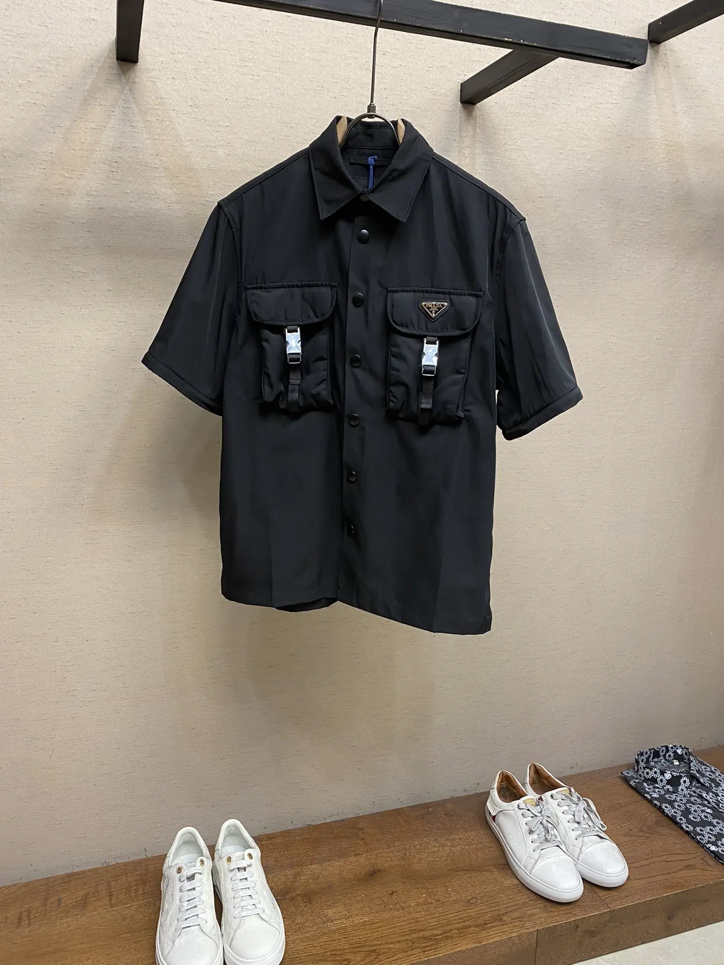 Re-Nylon Convertible Utility Shirt Jacket D34014855 — view 2