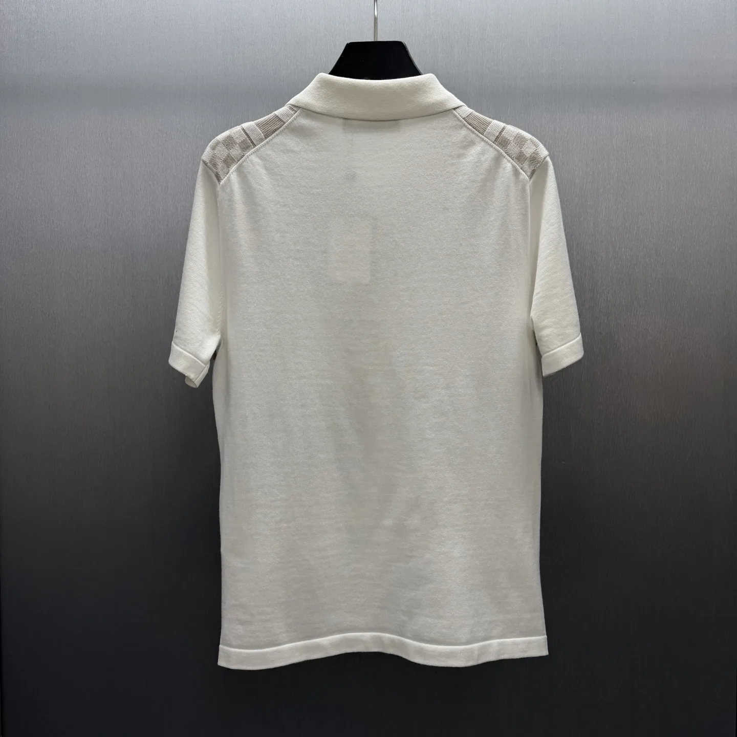 Damier Jacquard Knit Polo Shirt D34014579 — view 7