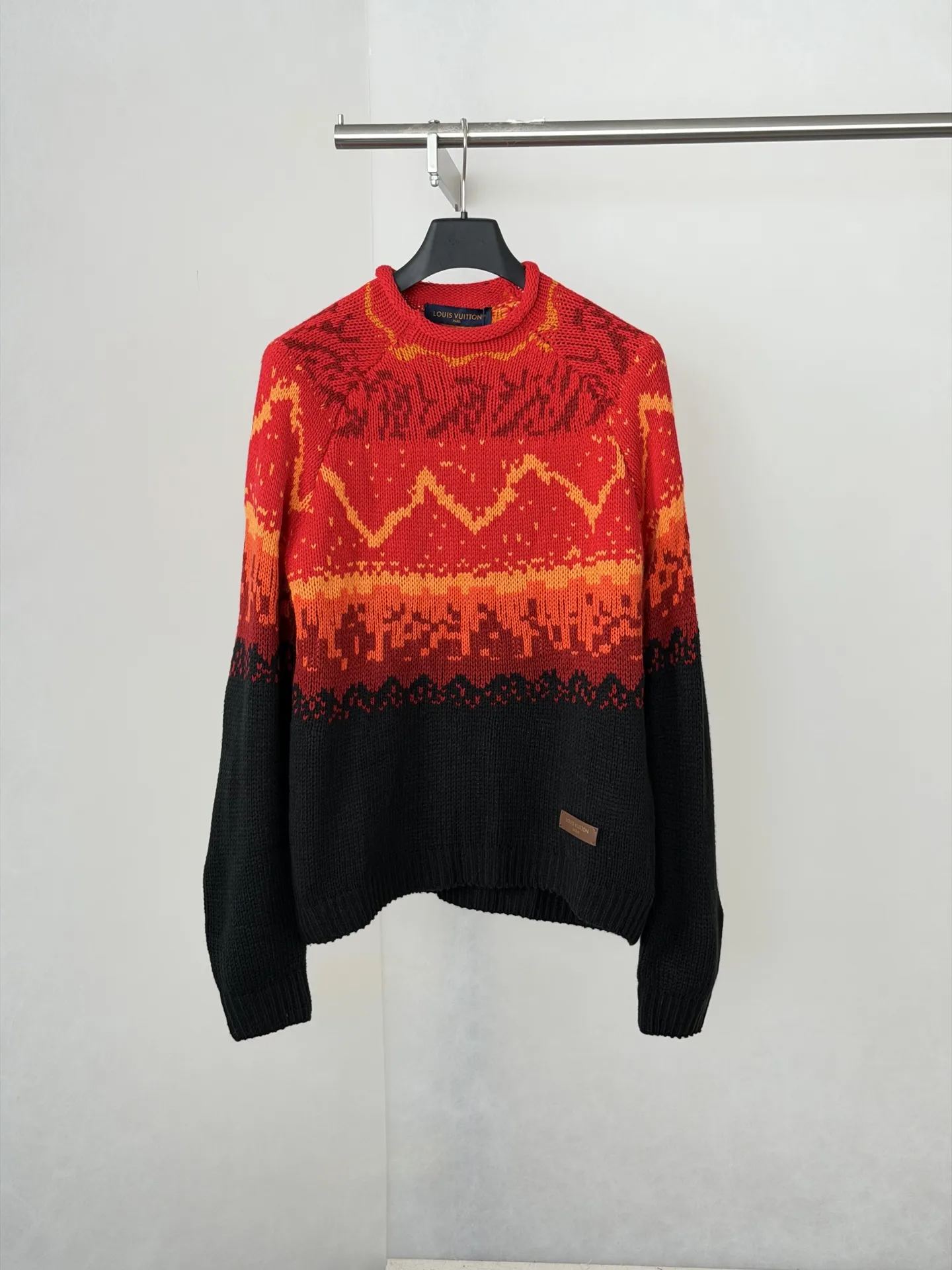 Fair Isle Gradient Jacquard Knit Sweater D34521975